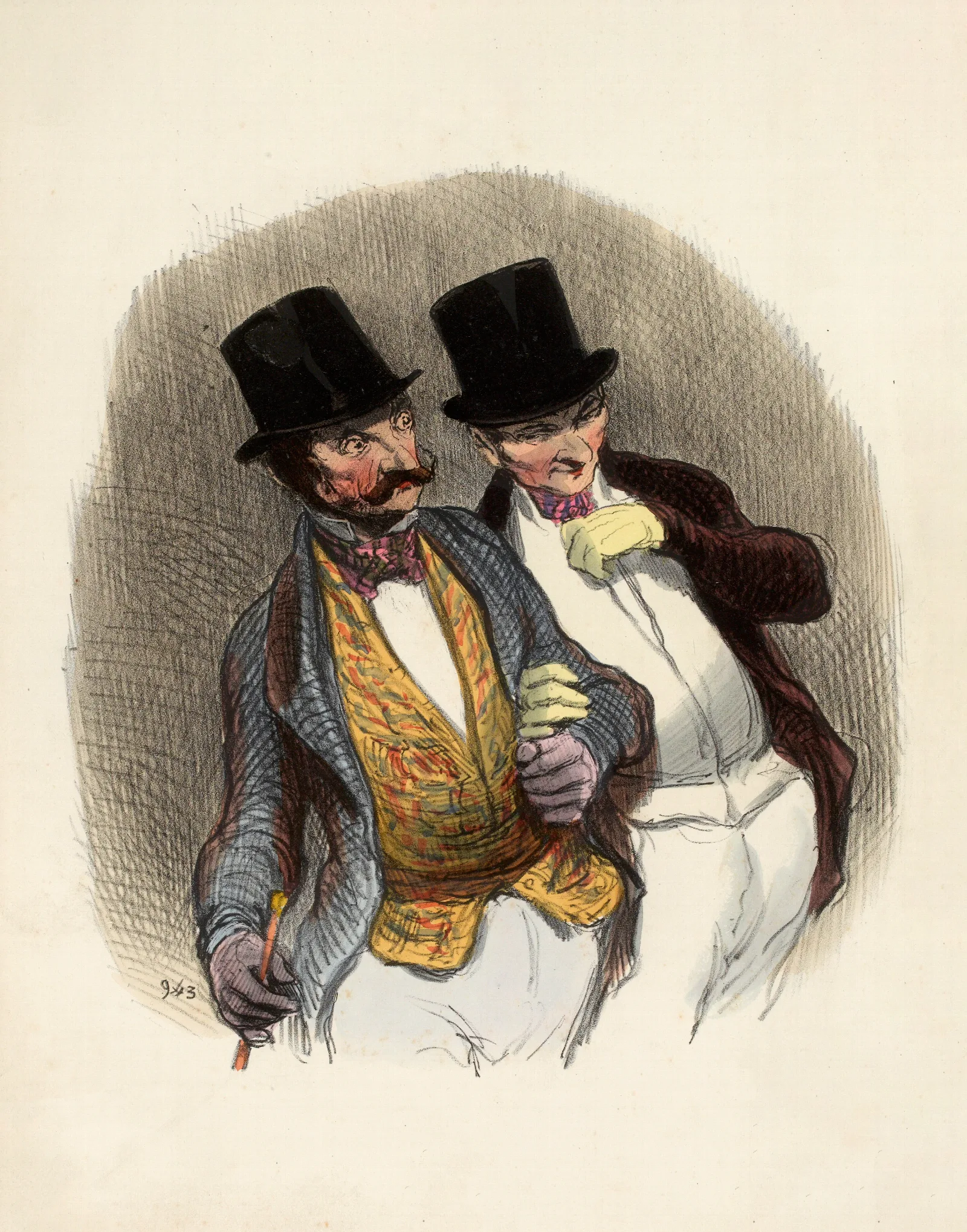 Ils Reviennent De Plumer Les Canards Wall Art by Honoré Daumier - Canvas Print
