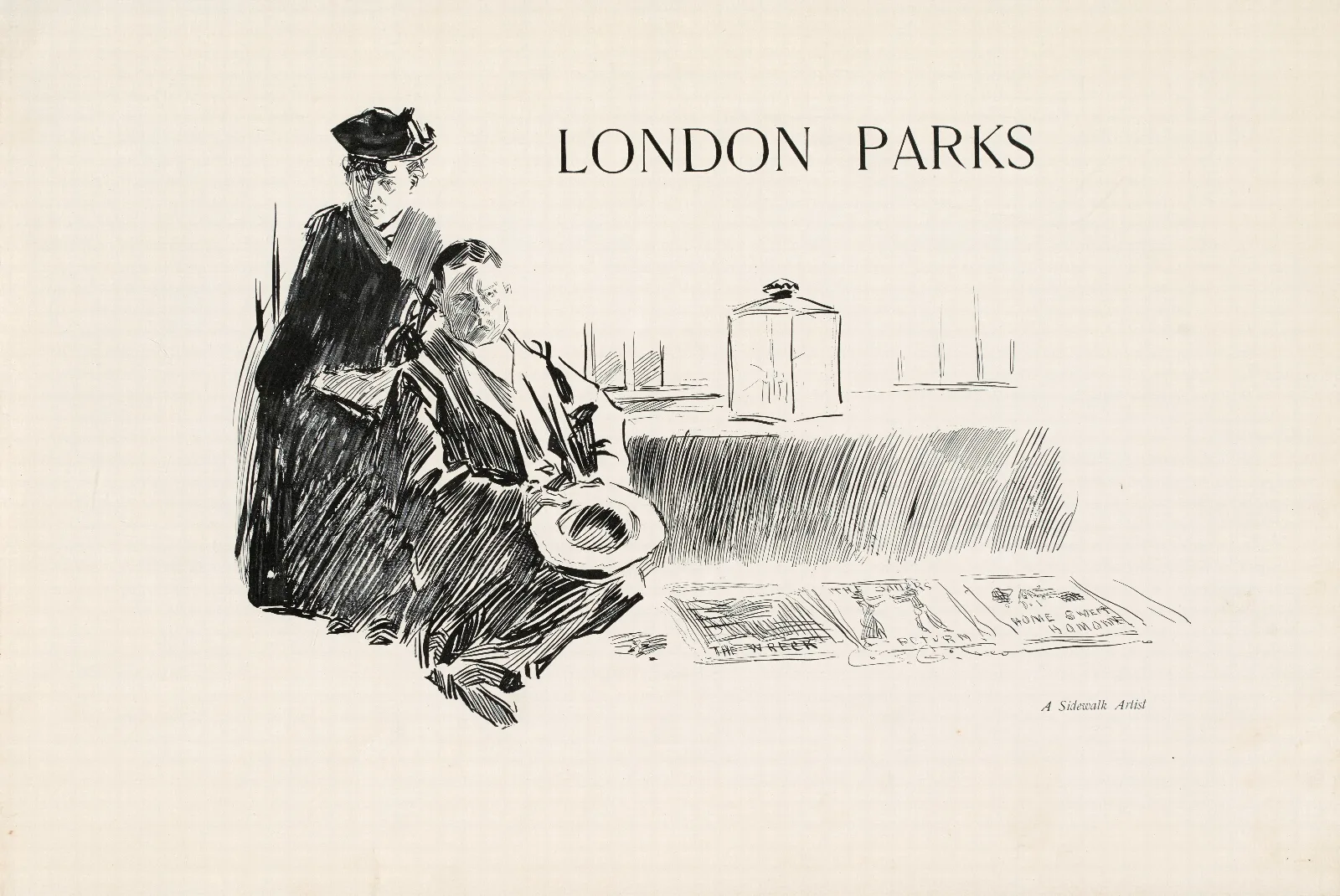 London Parks Wall Art by Charles Dana Gibson - Canvas Print