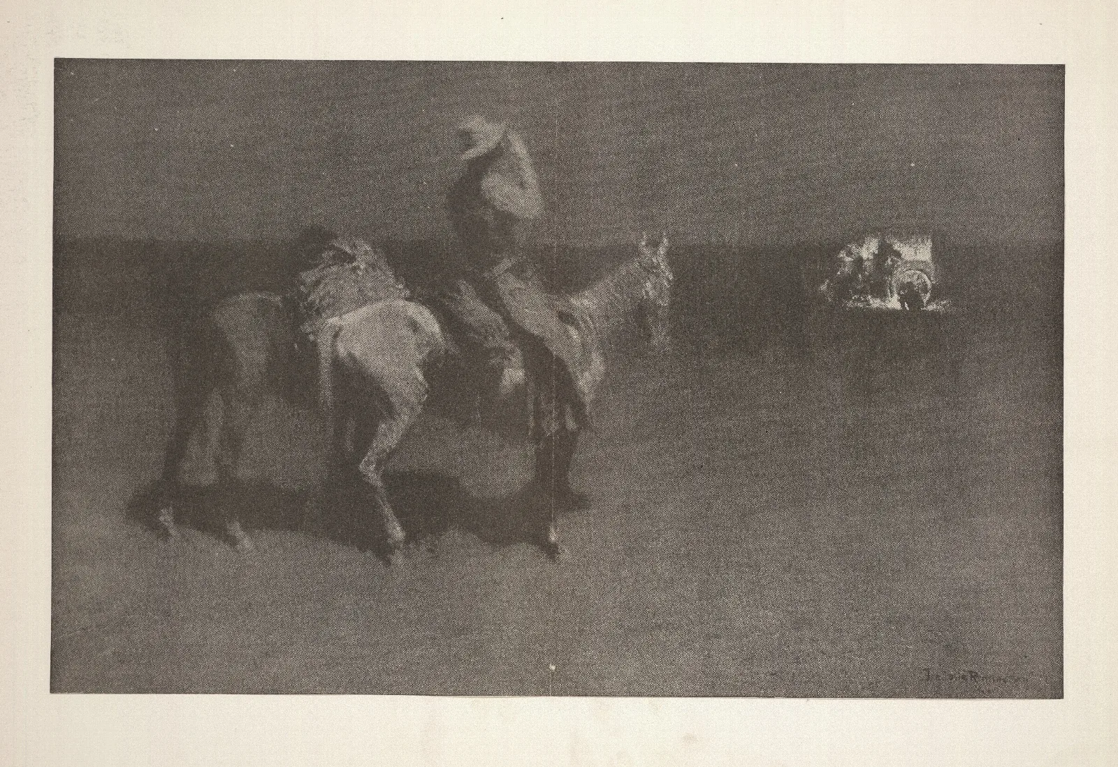 The Stranger 2 Wall Art by Frederic Remington - Canvas Print