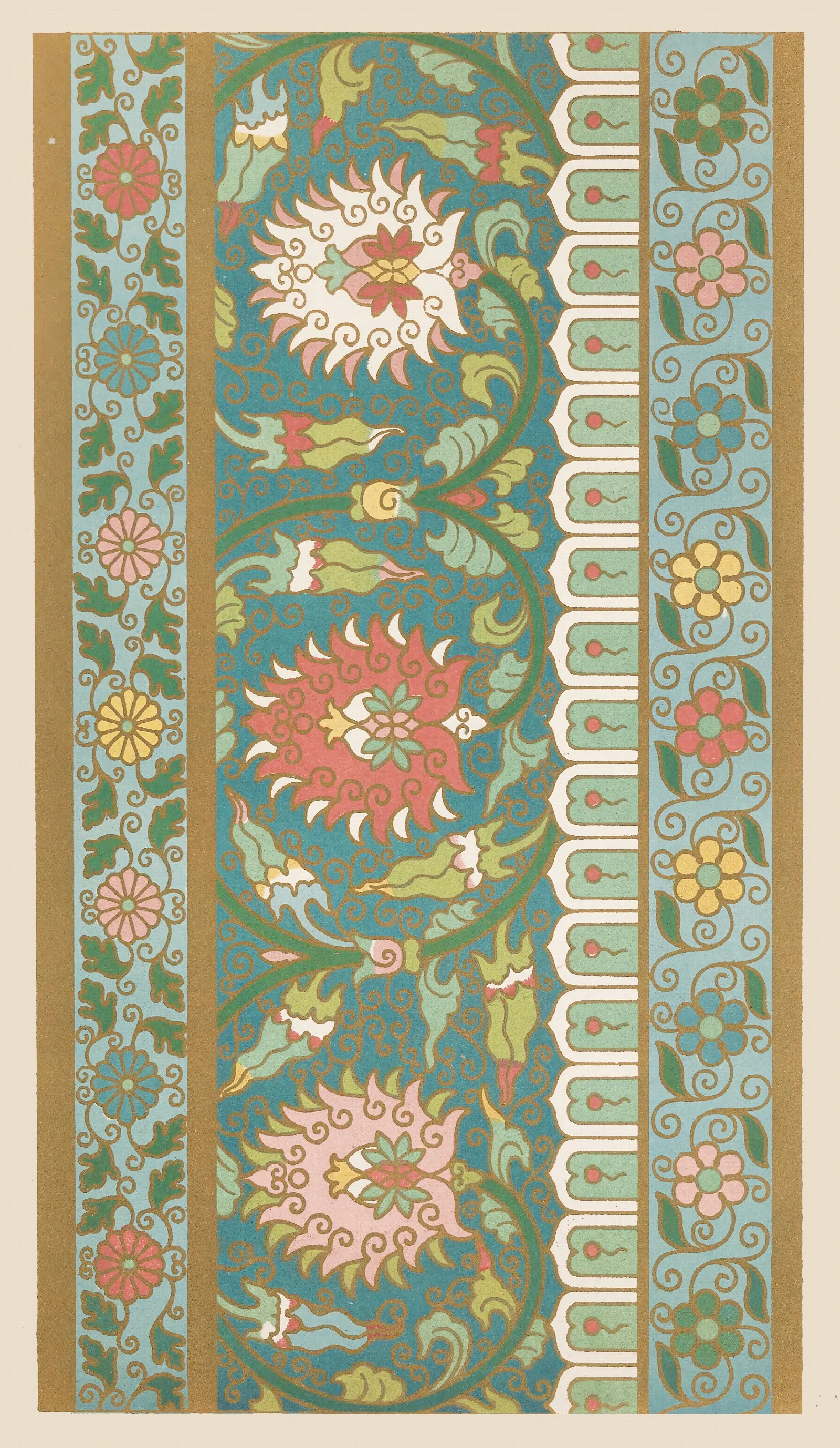 Examples Of Chinese Ornament Pl 24 Wall Art by Owen Jones - Canvas Print