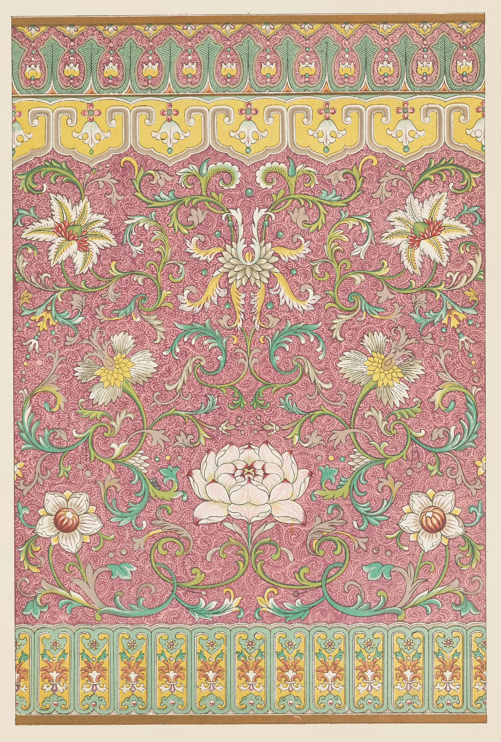 Examples Of Chinese Ornament Pl 73 Wall Art by Owen Jones - Canvas Print