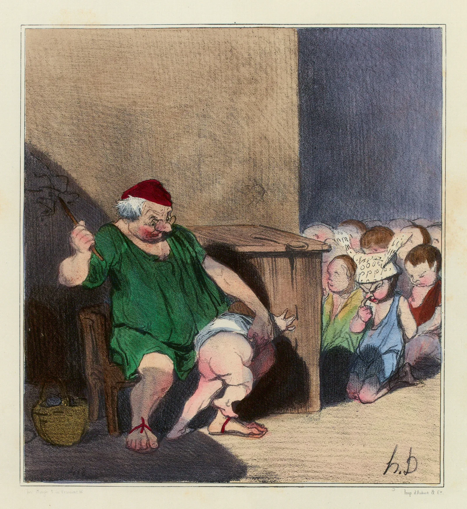 Denys Le Tyran Wall Art by Honoré Daumier - Canvas Print