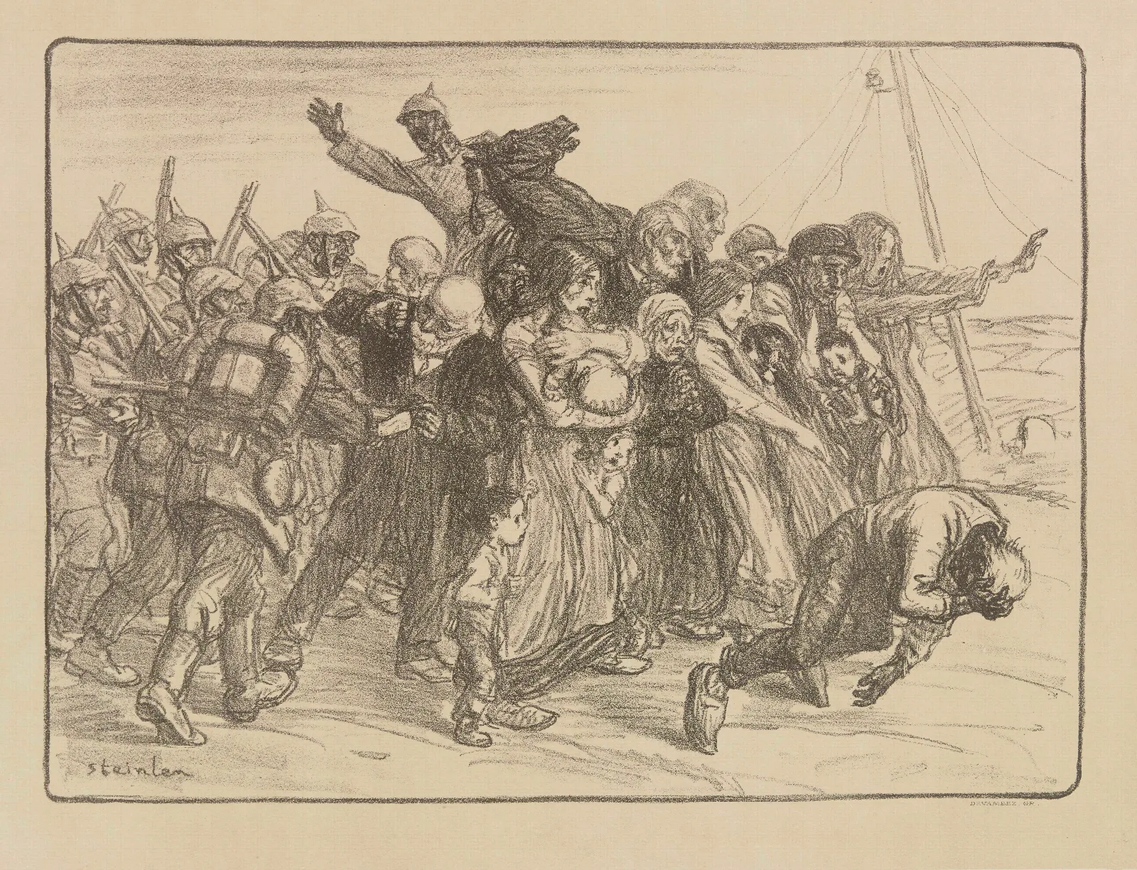 Le Bouclier Wall Art by Théophile Alexandre Steinlen - Canvas Print