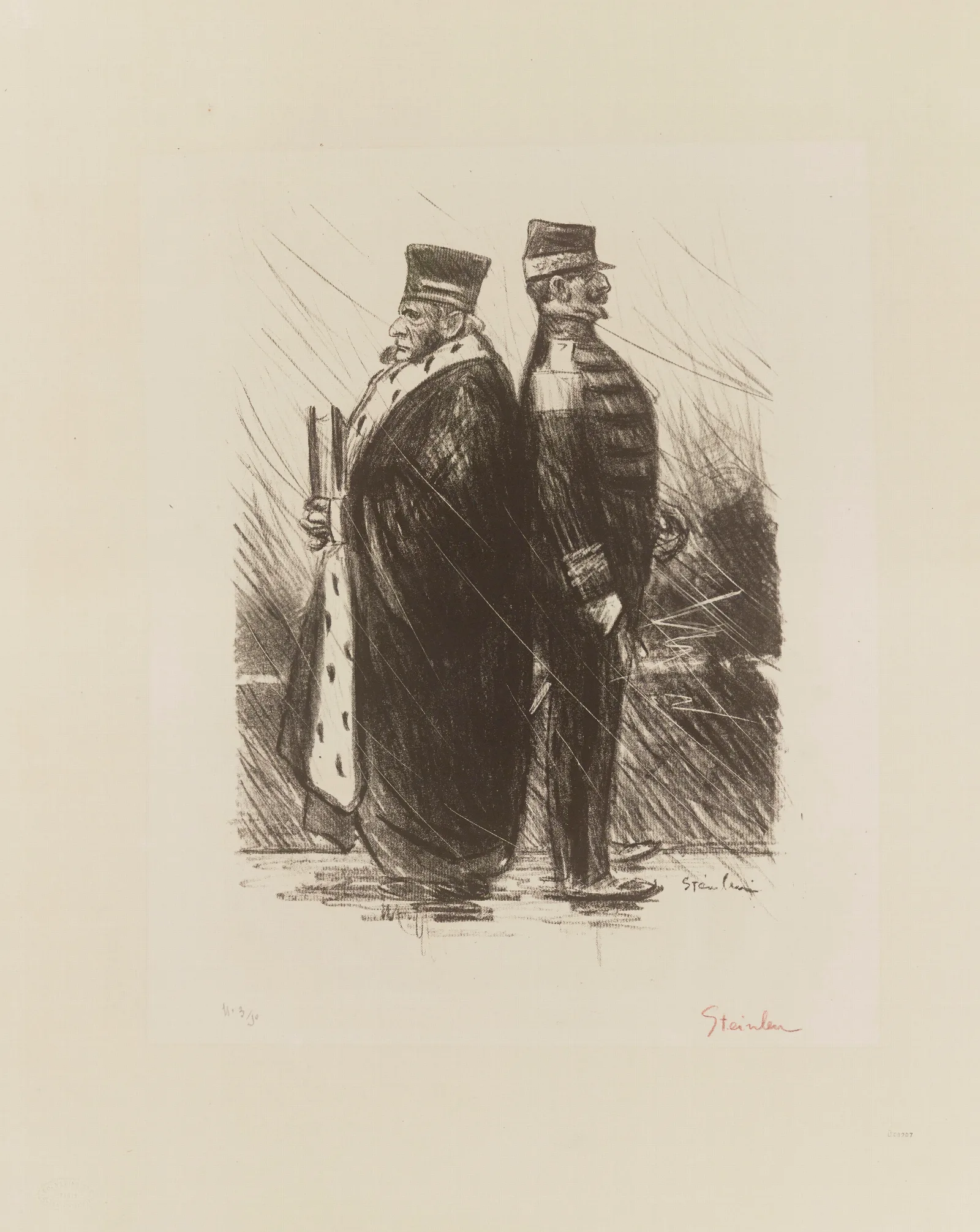 Saluons Les Wall Art by Théophile Alexandre Steinlen - Canvas Print
