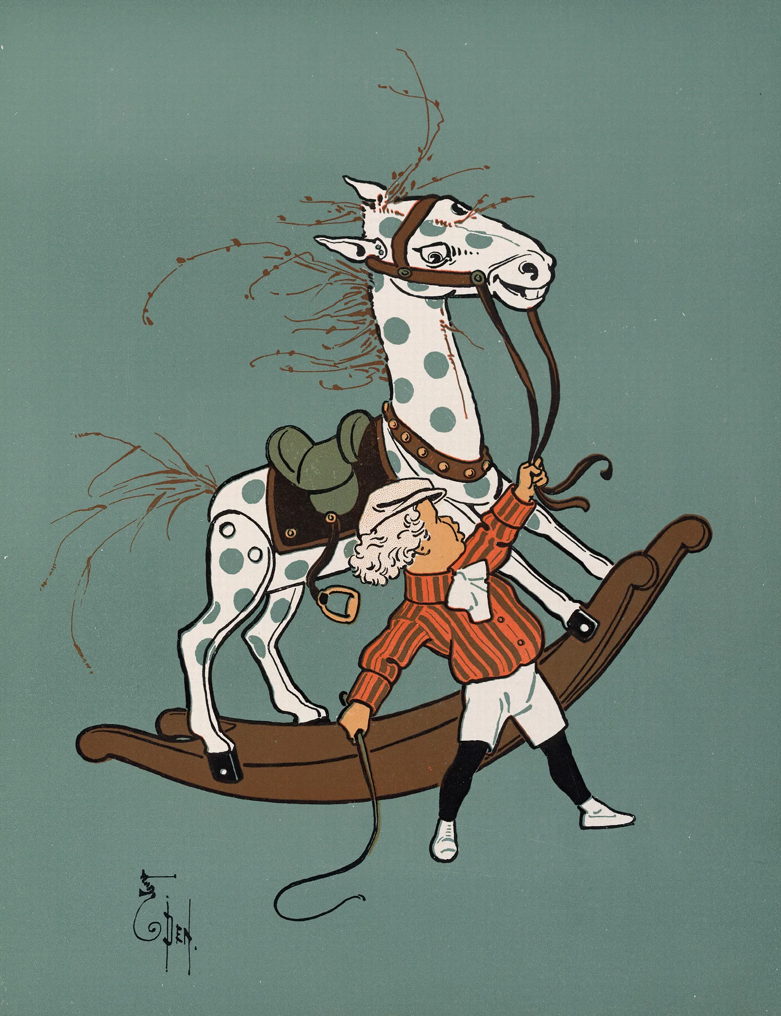 Denslows Mother Goose Pl 41 Wall Art by William Wallace Denslow - Canvas Print
