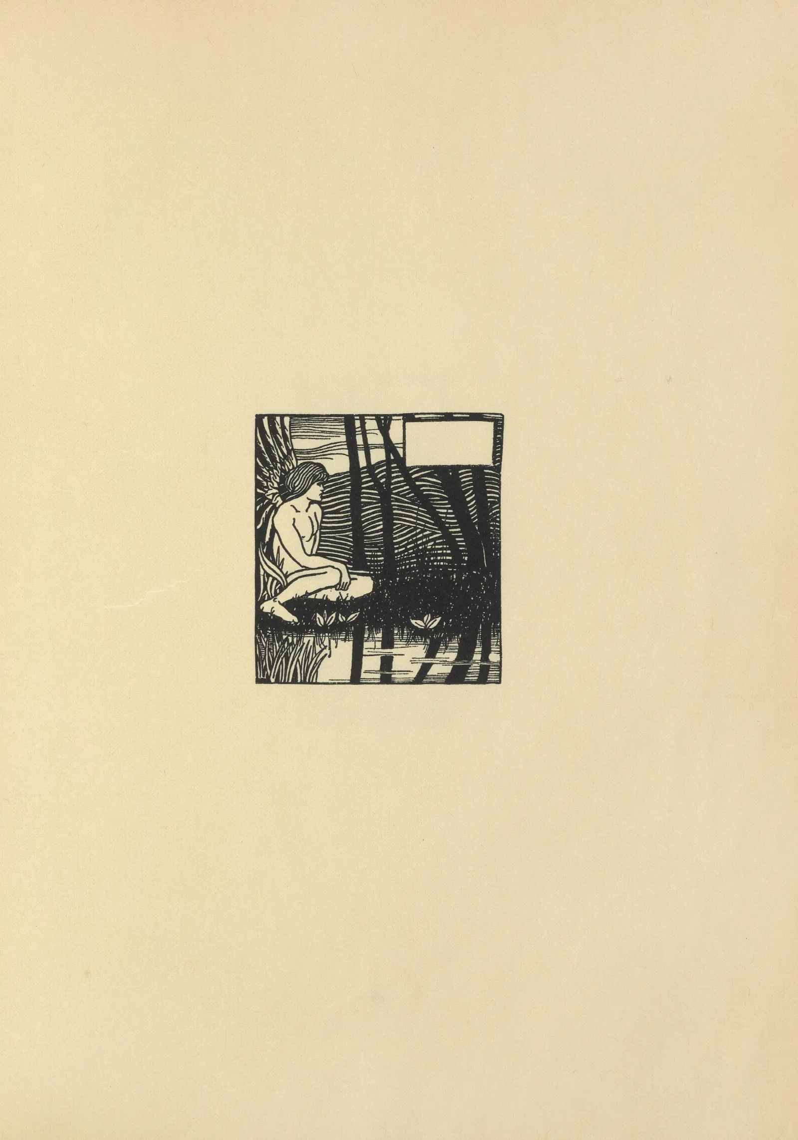 Vignette From Le Morte Darthur 9 Wall Art by Aubrey Vincent Beardsley - Canvas Print