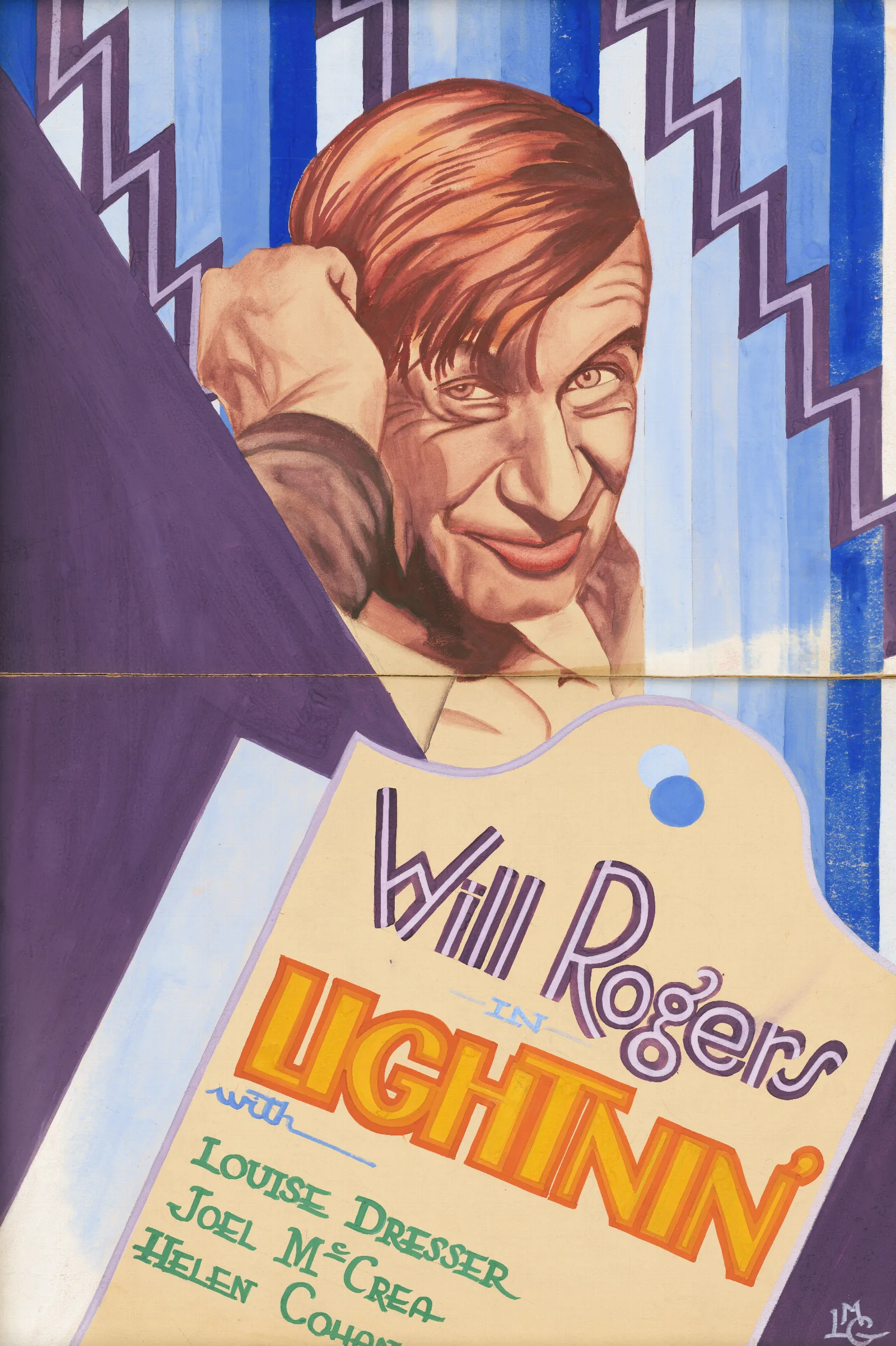 Will Rogers Wall Art by Louis Glackens - Canvas Print