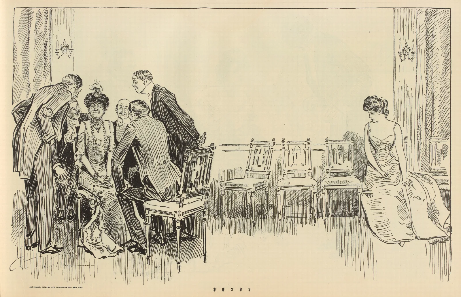 880277 Wall Art by Charles Dana Gibson - Canvas Print