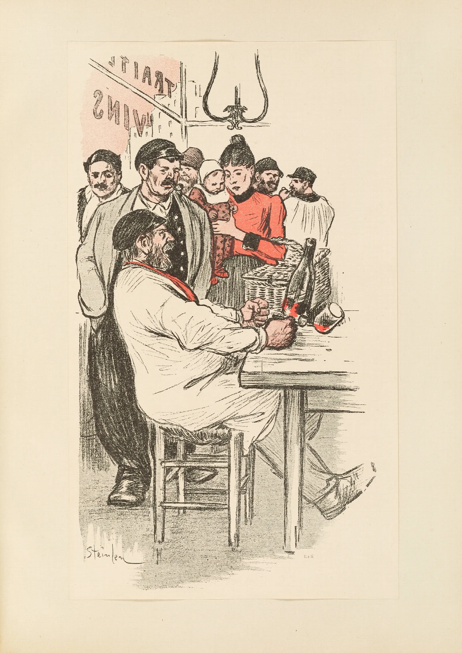 The Striker Wall Art by Théophile Alexandre Steinlen - Canvas Print