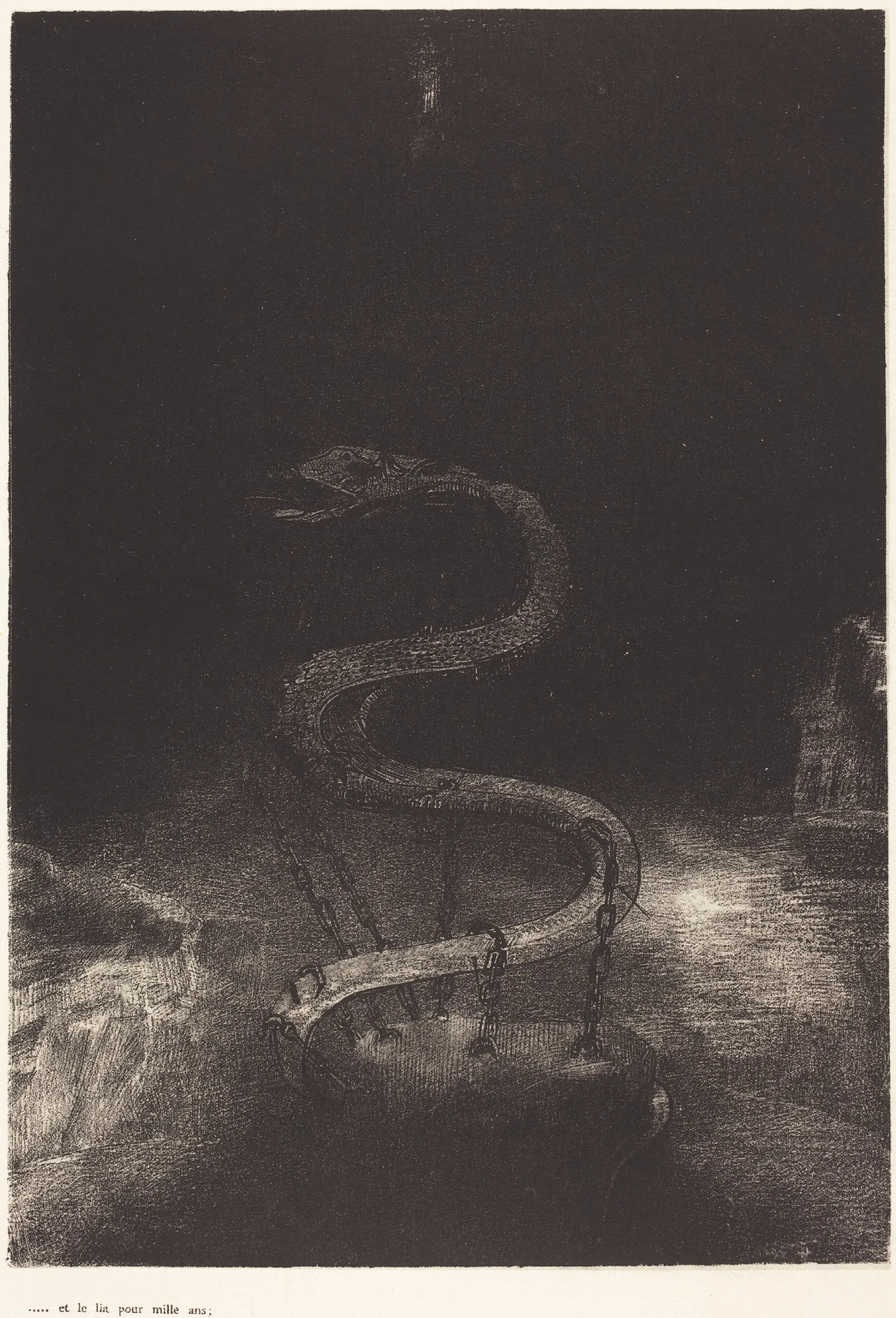 Et Le Lia Pour Mille Ans Wall Art by Odilon Redon - Canvas Print