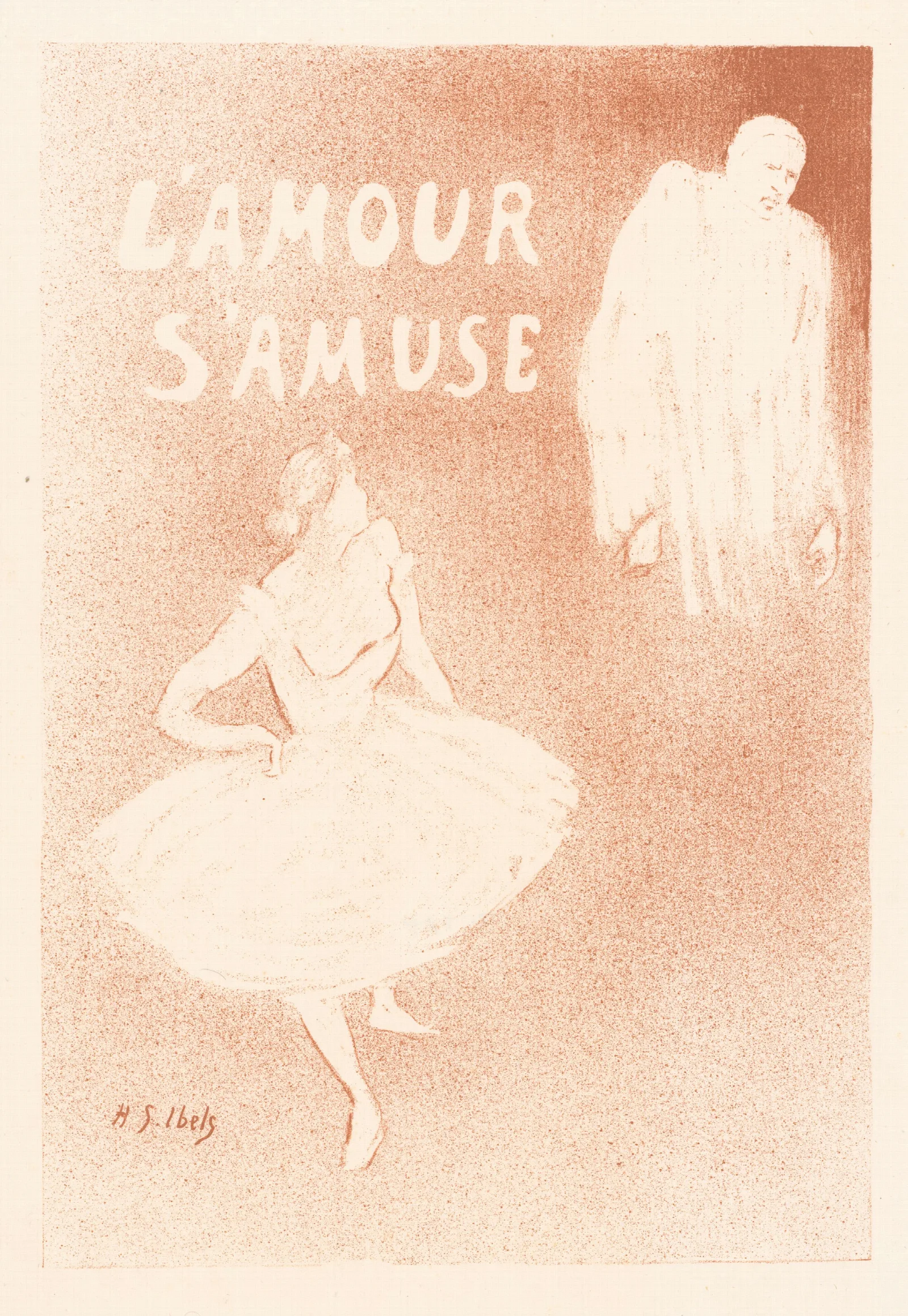 Lamour Samuse Pl 1 Wall Art by Henri-Gabriel Ibels - Canvas Print