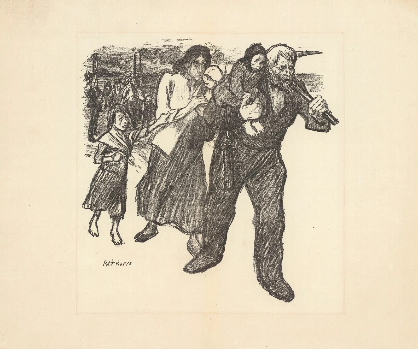 Lattentat Du Pas De Calais Wall Art by Théophile Alexandre Steinlen - Canvas Print