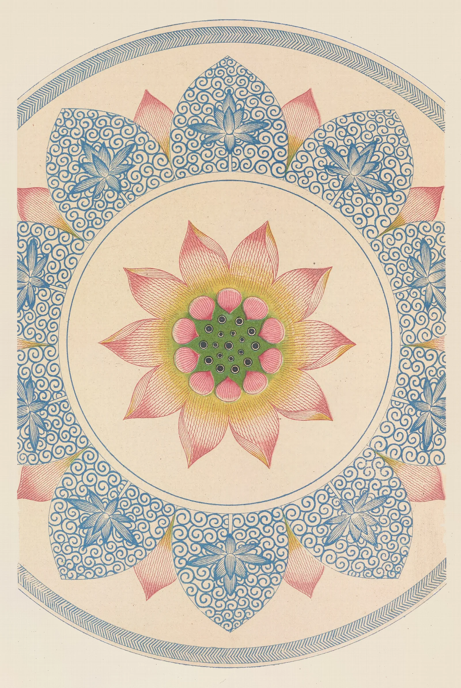 Examples Of Chinese Ornament Pl 54 Wall Art by Owen Jones - Canvas Print