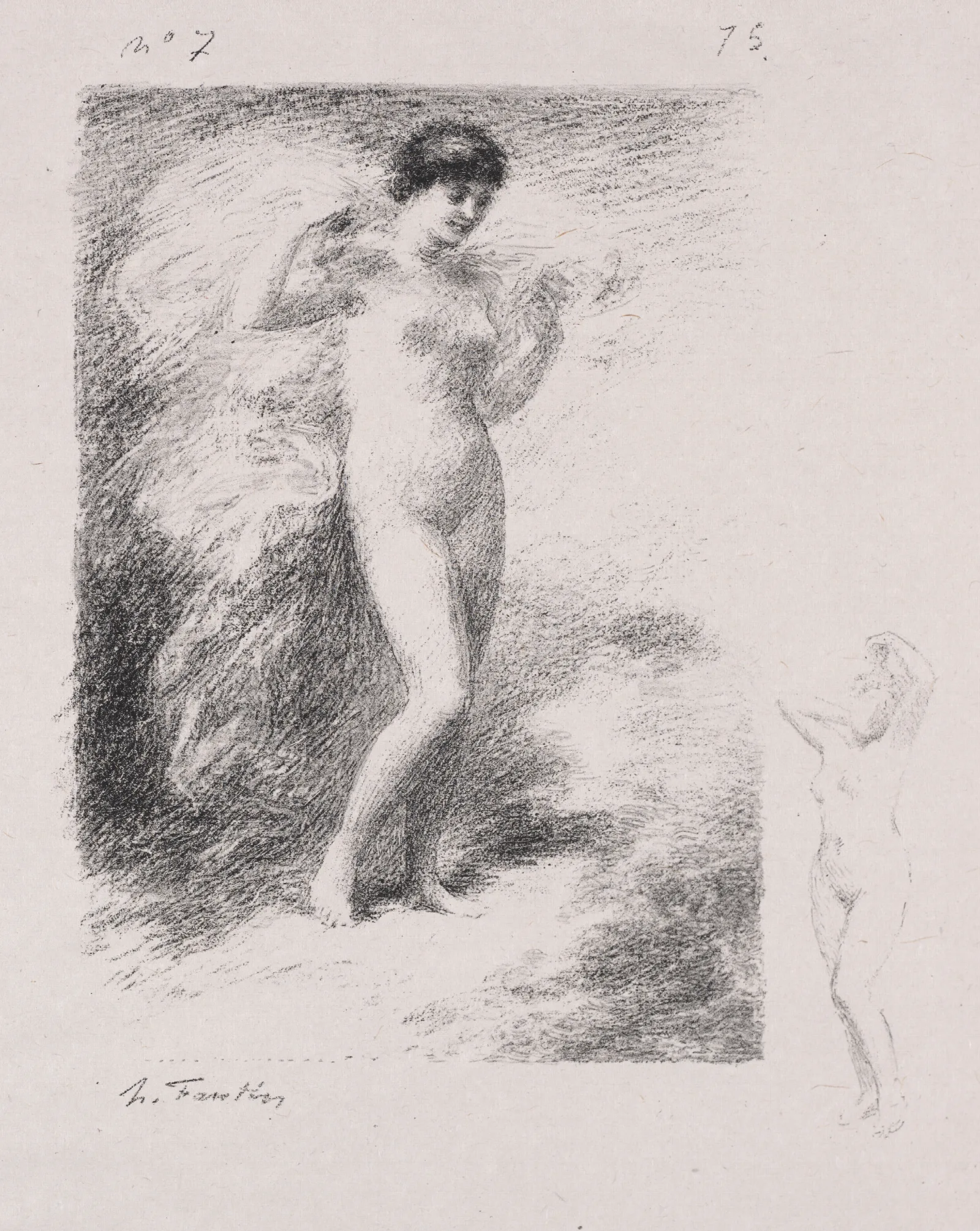 Neere Wall Art by Henri Fantin-Latour - Canvas Print