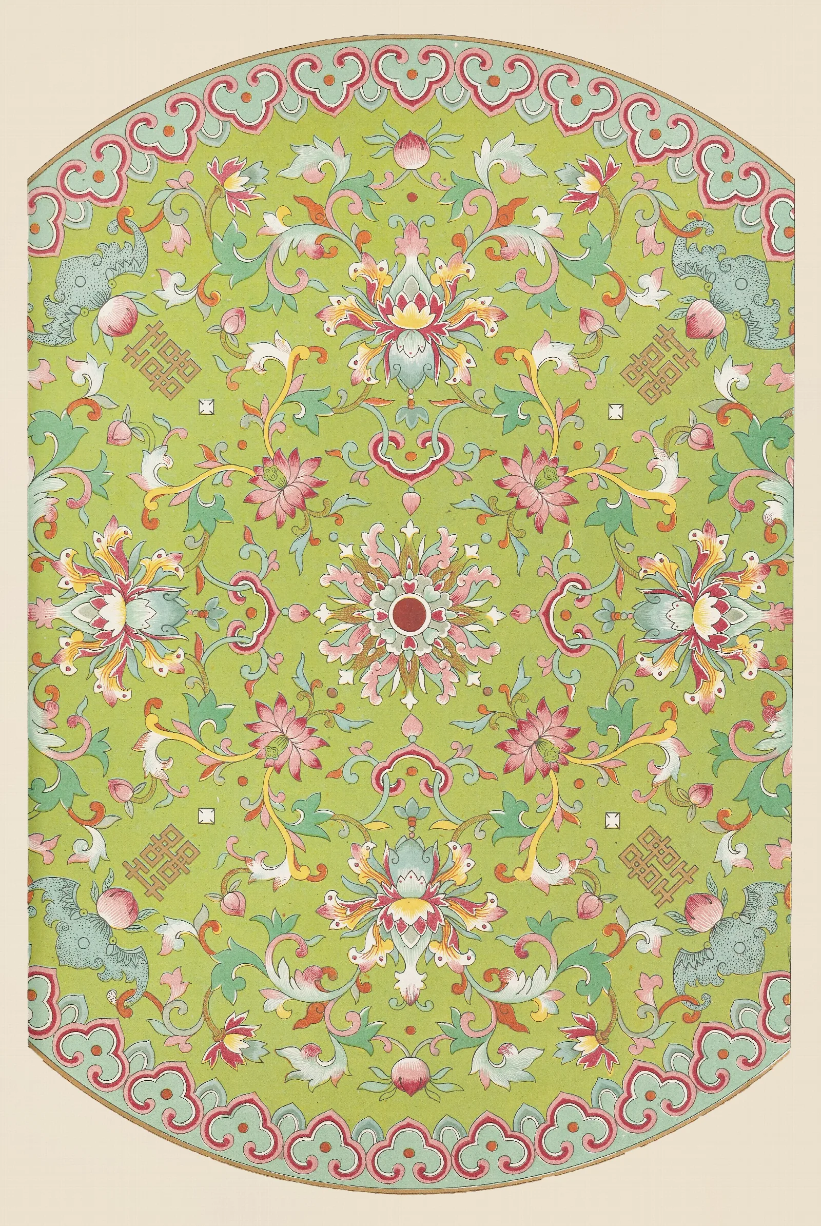 Examples Of Chinese Ornament Pl 15 Wall Art by Owen Jones - Canvas Print