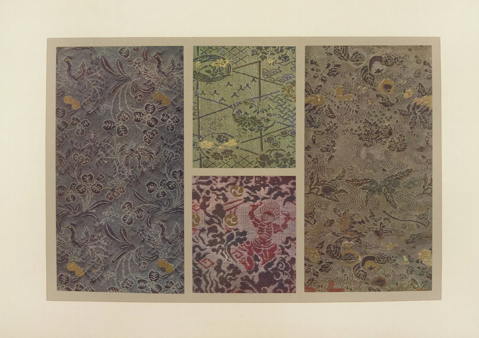 Oiseaux Et Plantes Motifs Floraux Et Ornements Demon Fruits Wall Art by Maurice Pillard Verneuil - Canvas Print