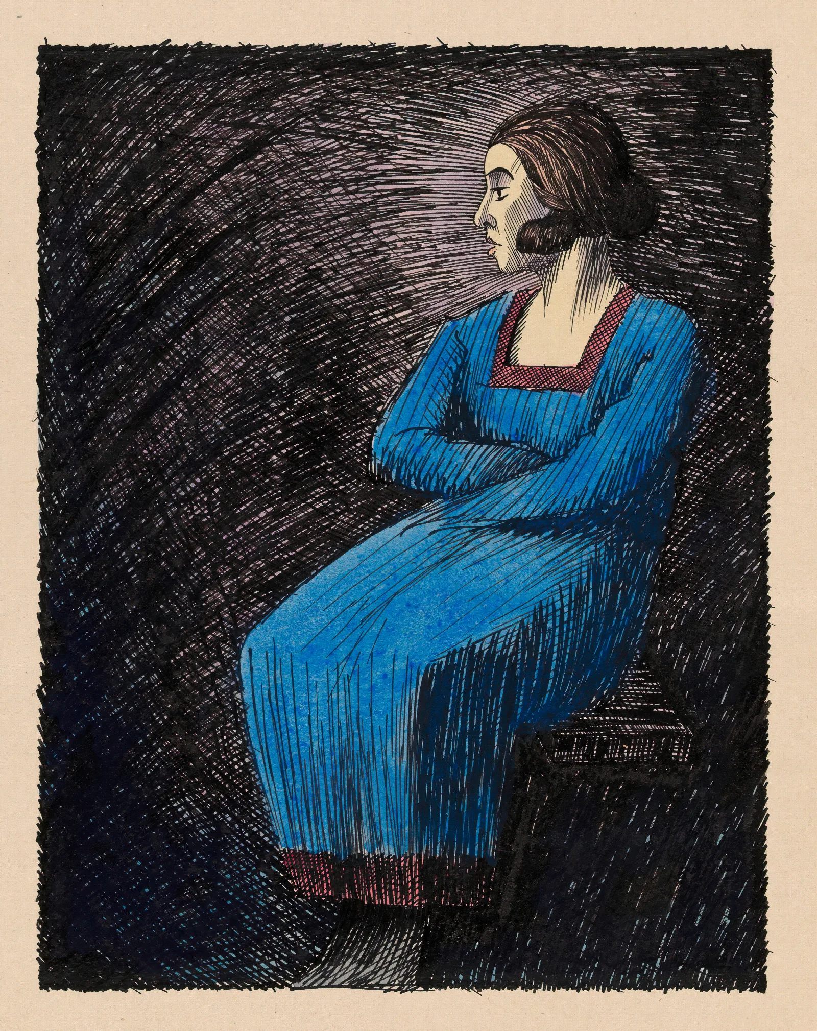Melancholie Wall Art by Karl Wiener - Canvas Print