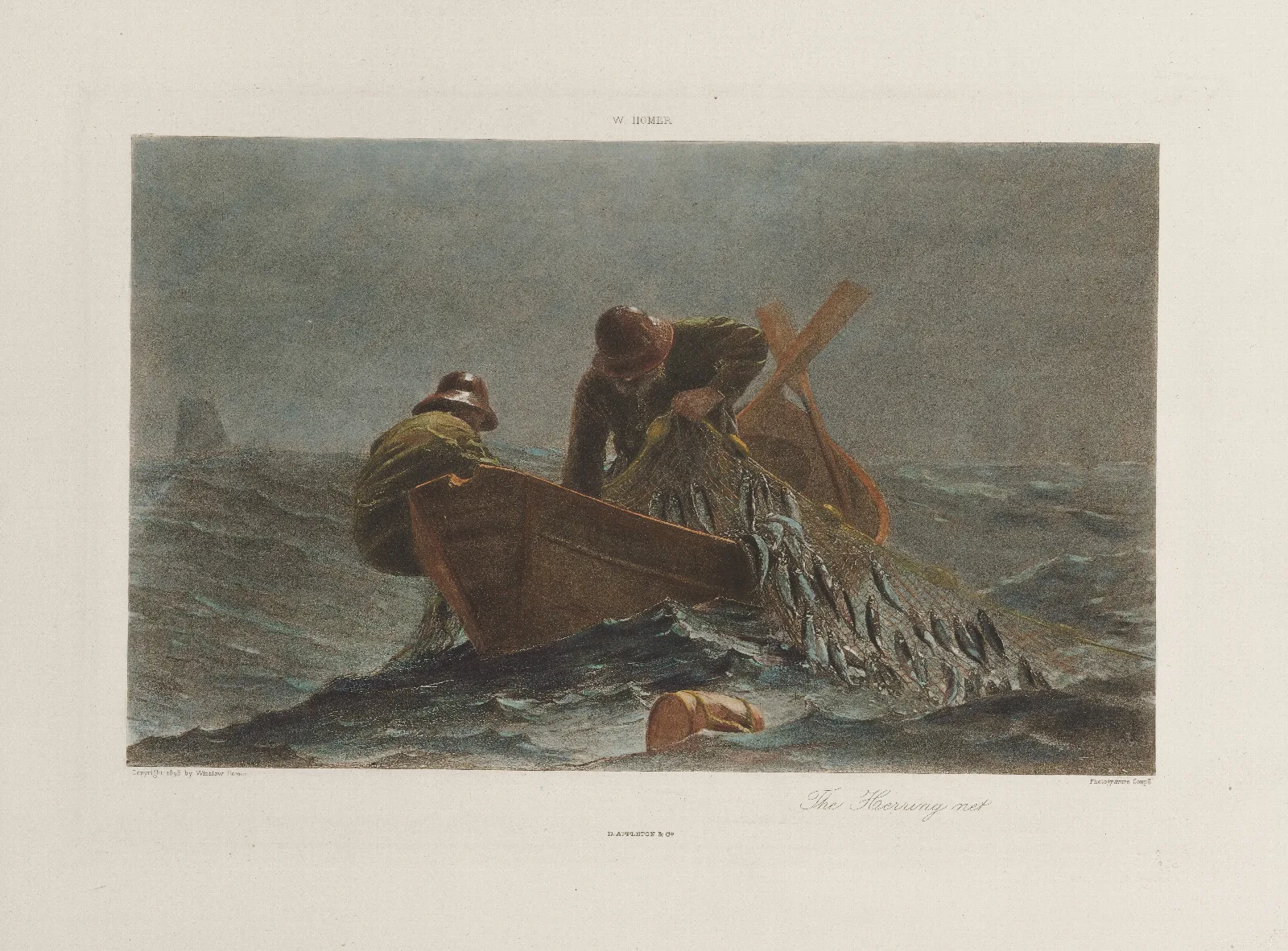 The Herring Net 2 Wall Art by Winslow Homer - Canvas Print