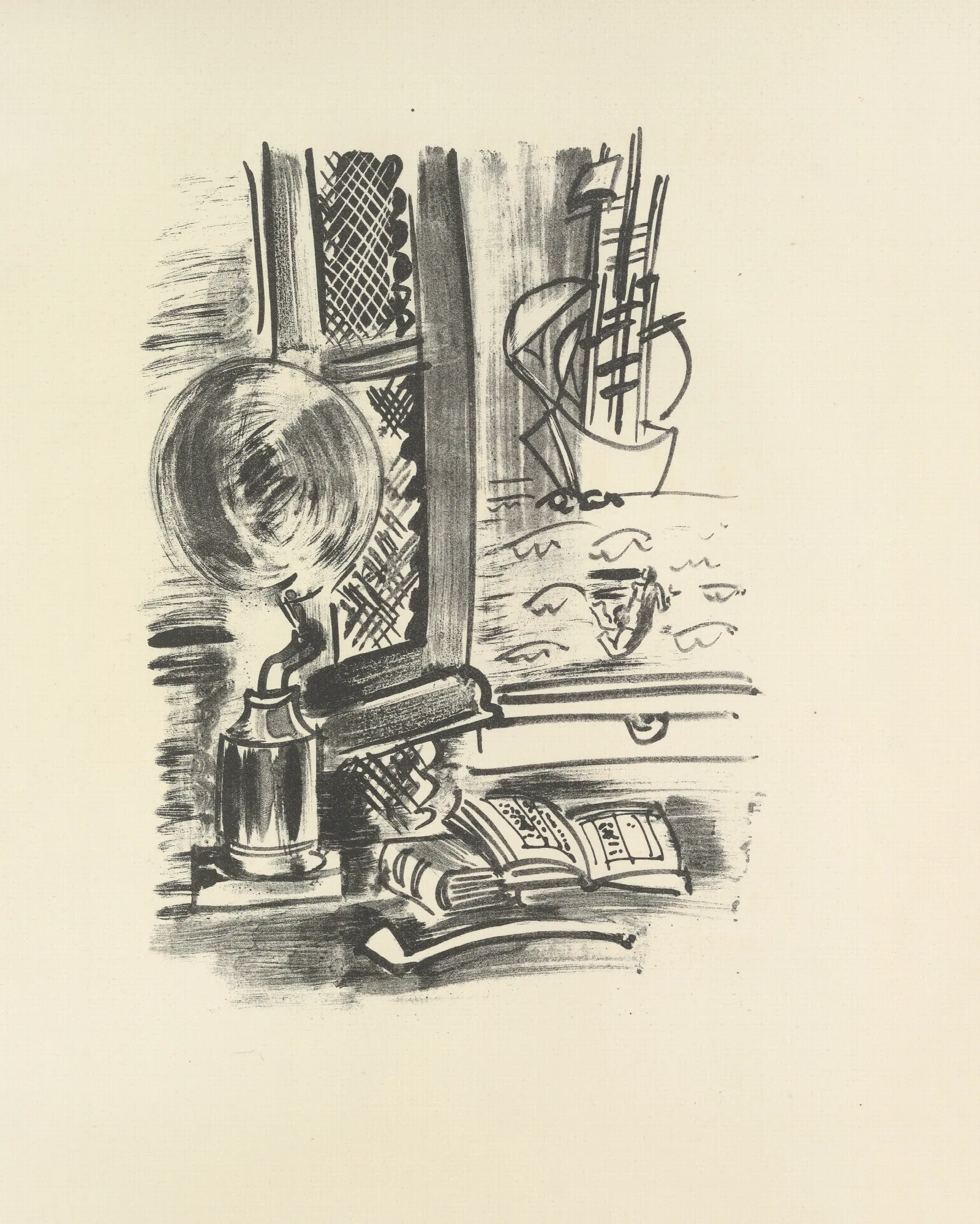 Le Poete Assassine Pl 01 Wall Art by Raoul Dufy - Canvas Print