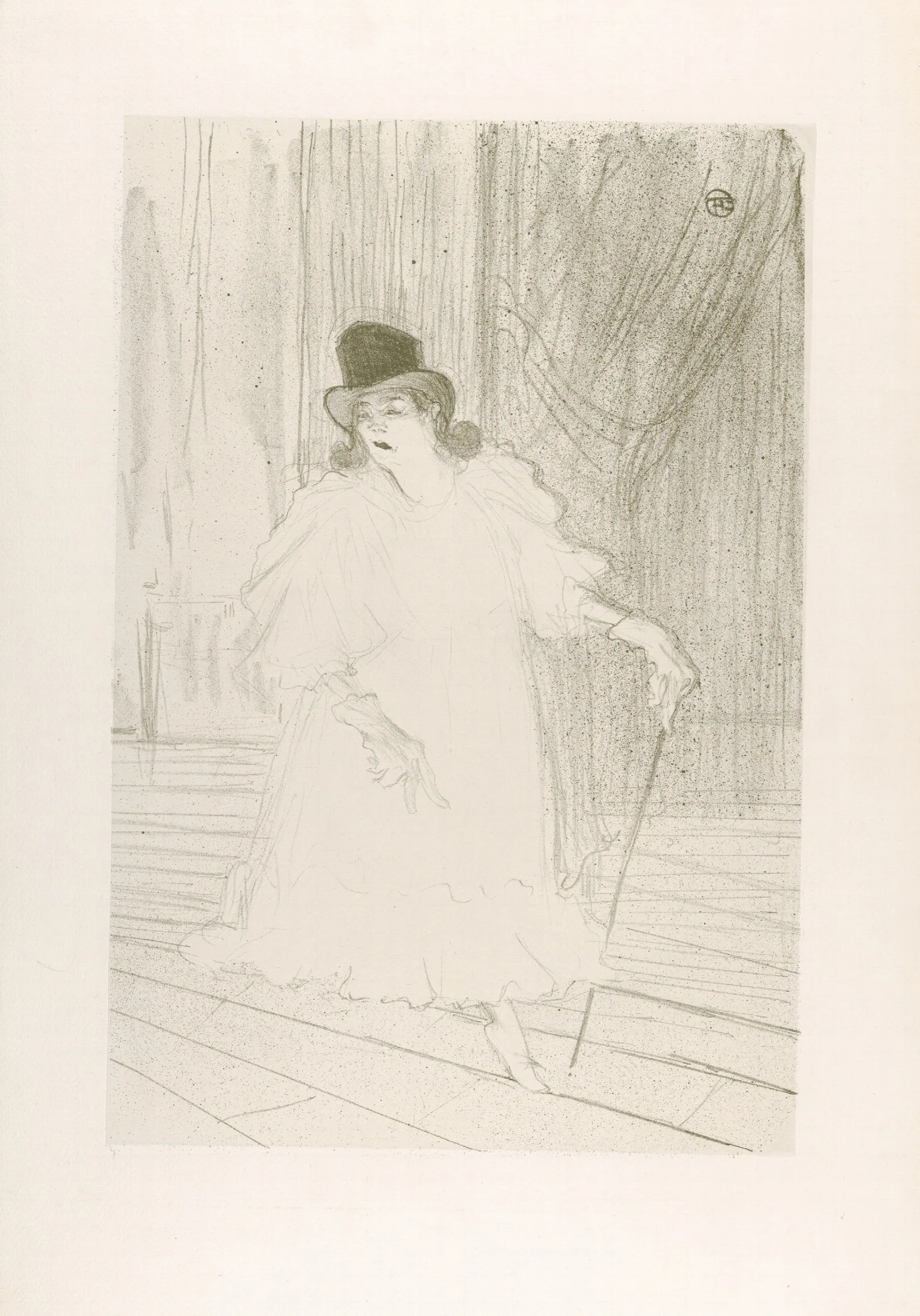 Cecy Loftus 2 Wall Art by Henri de Toulouse-Lautrec - Canvas Print