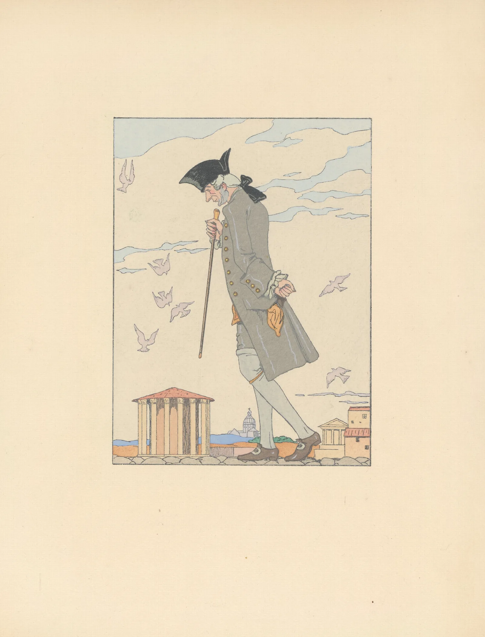 La Double Maitresse Wall Art by George Barbier - Canvas Print
