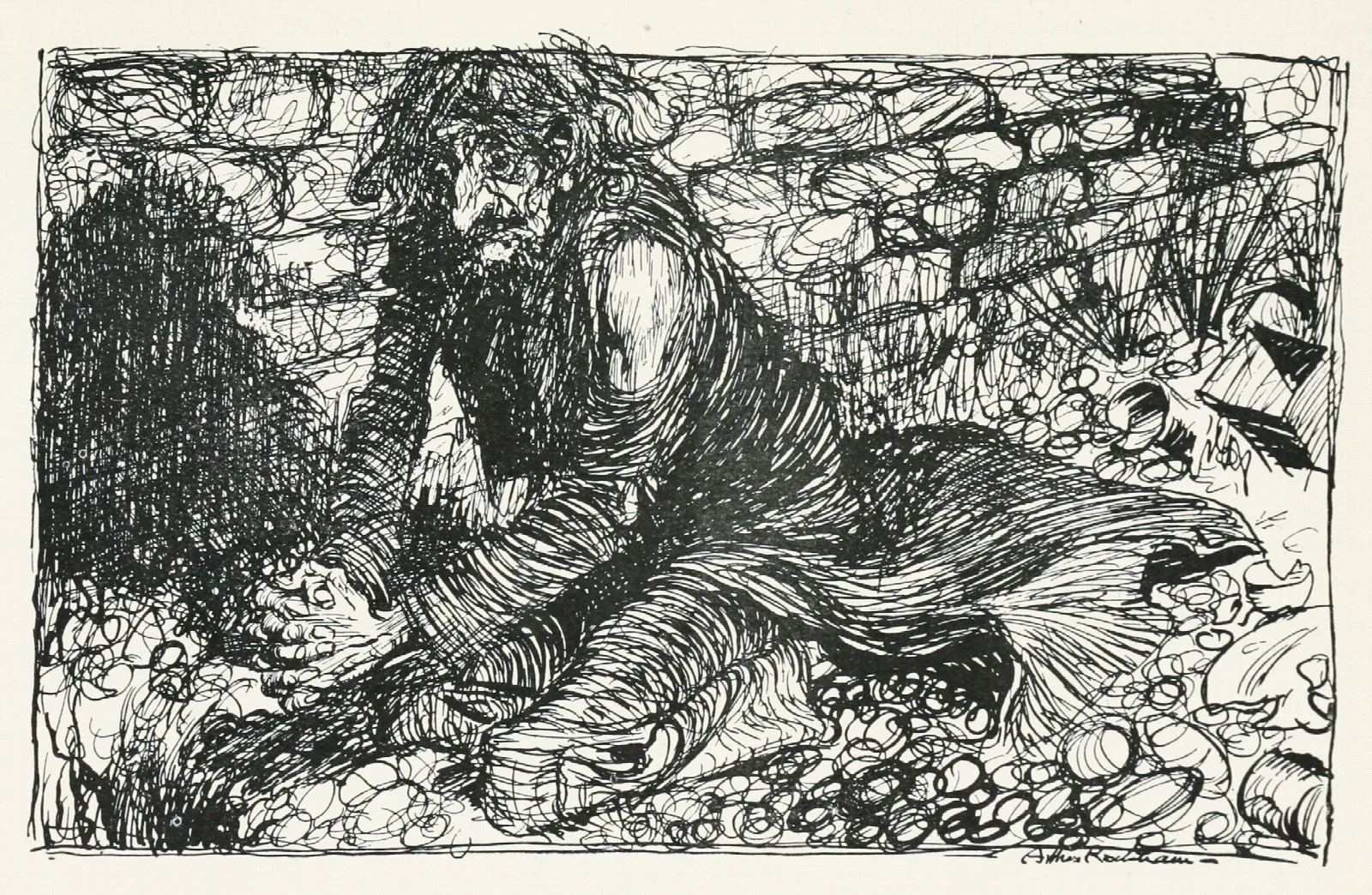 The Miser Wall Art by Arthur Rackham - Canvas Print