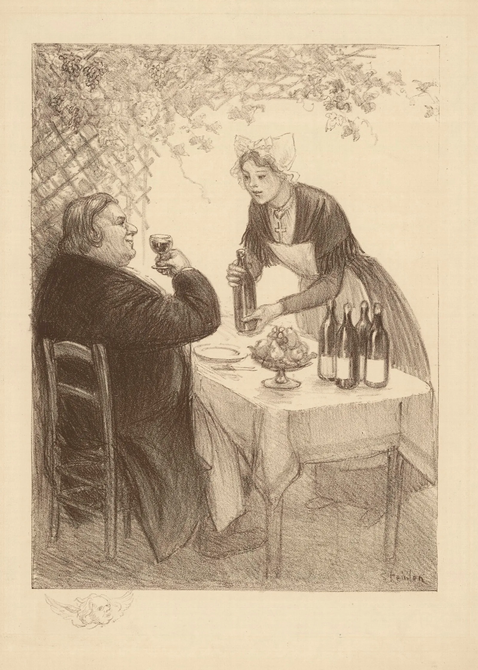 Monselet Wall Art by Théophile Alexandre Steinlen - Canvas Print