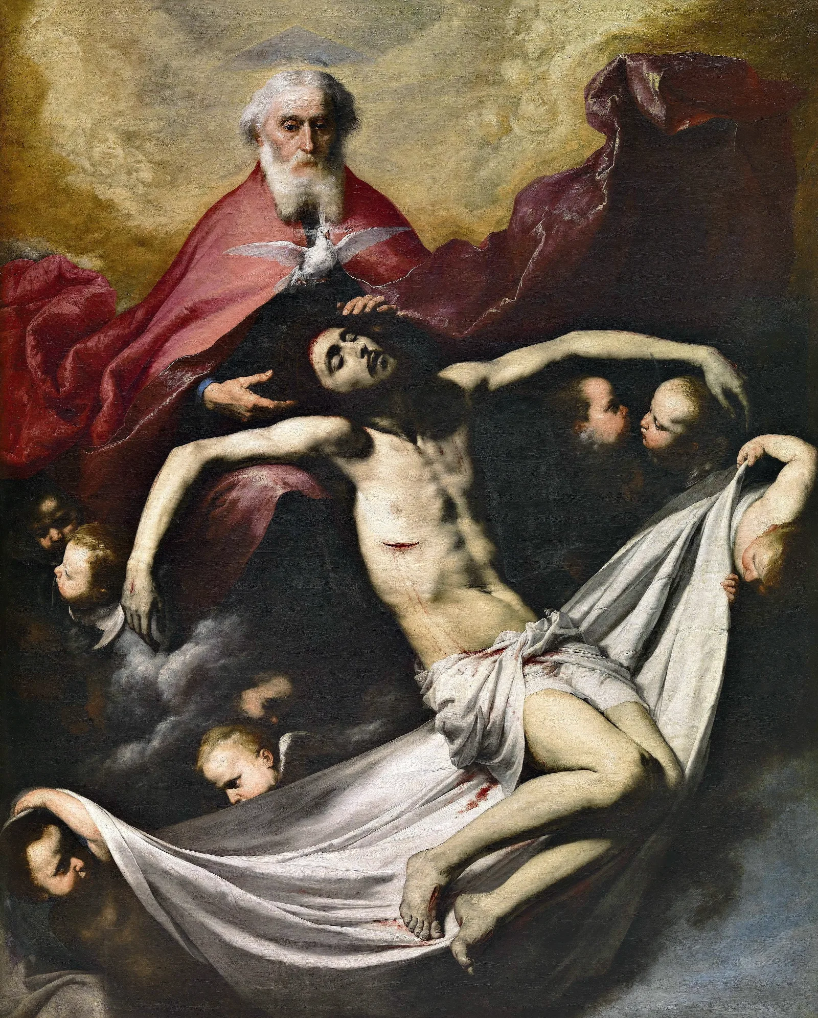 The Trinity Wall Art by Jusepe de Ribera - Canvas Print