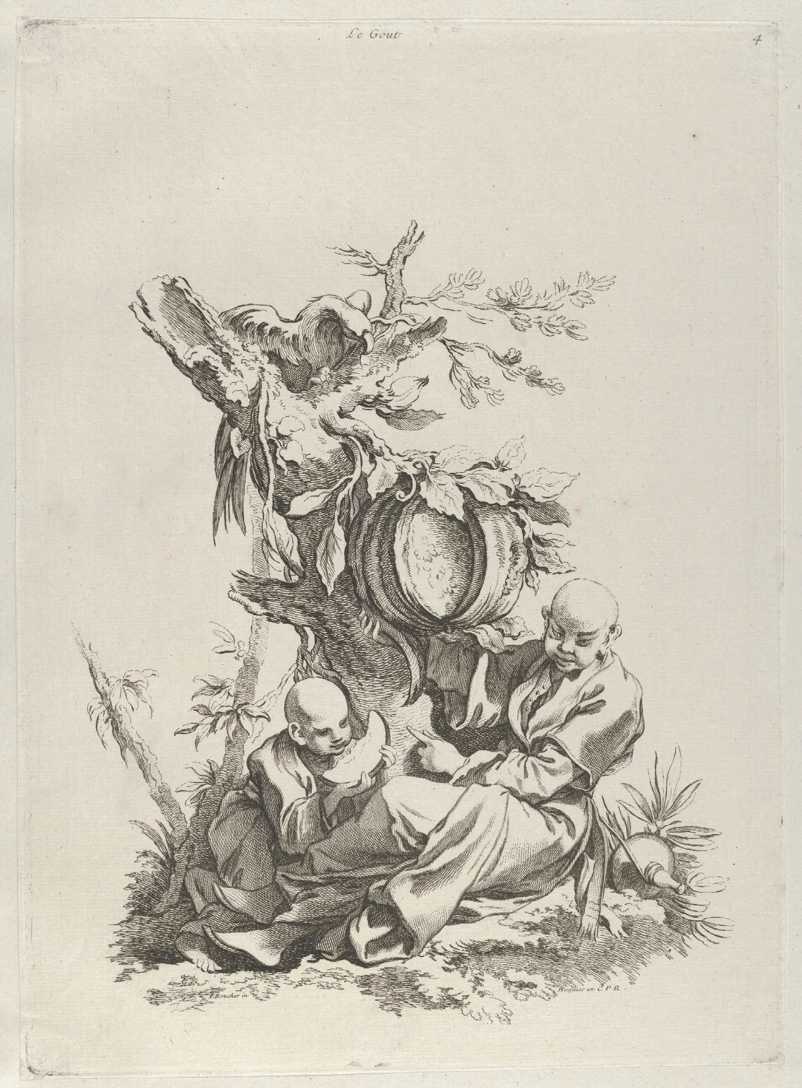 Taste 5 Wall Art by François Boucher - Canvas Print