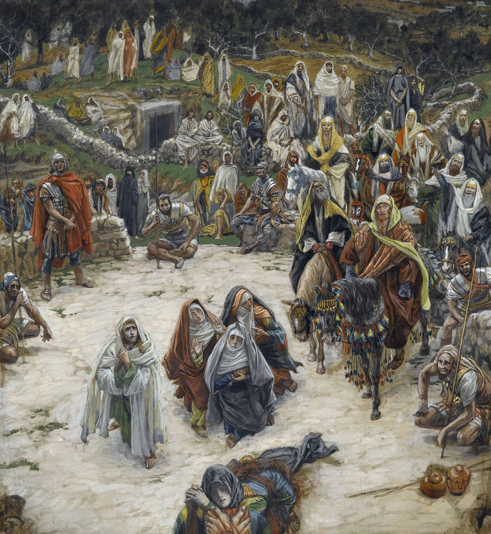 What Our Lord Saw From The Cross Wall Art by James Tissot - Canvas Print
