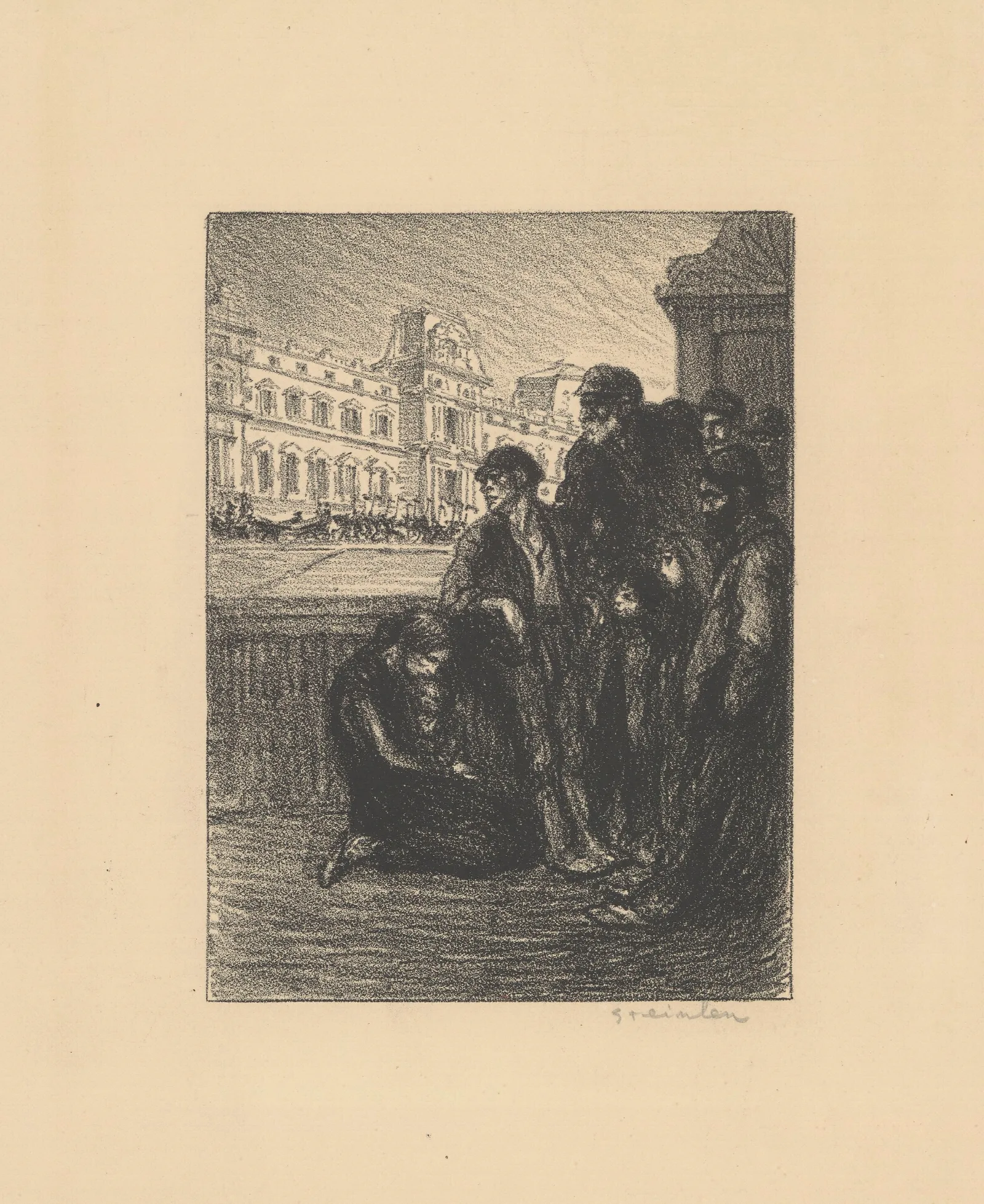Misere Et Splendeur Wall Art by Théophile Alexandre Steinlen - Canvas Print