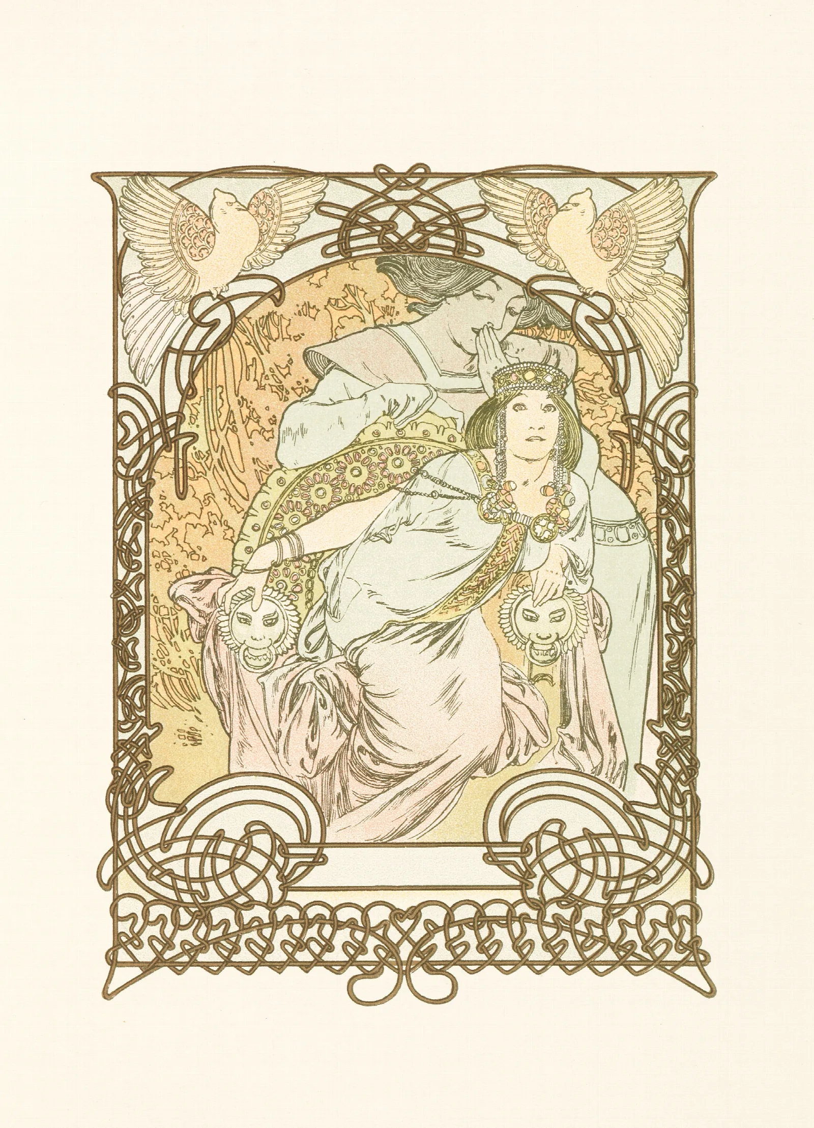 Ilsee Wall Art by Alphonse Mucha - Canvas Print