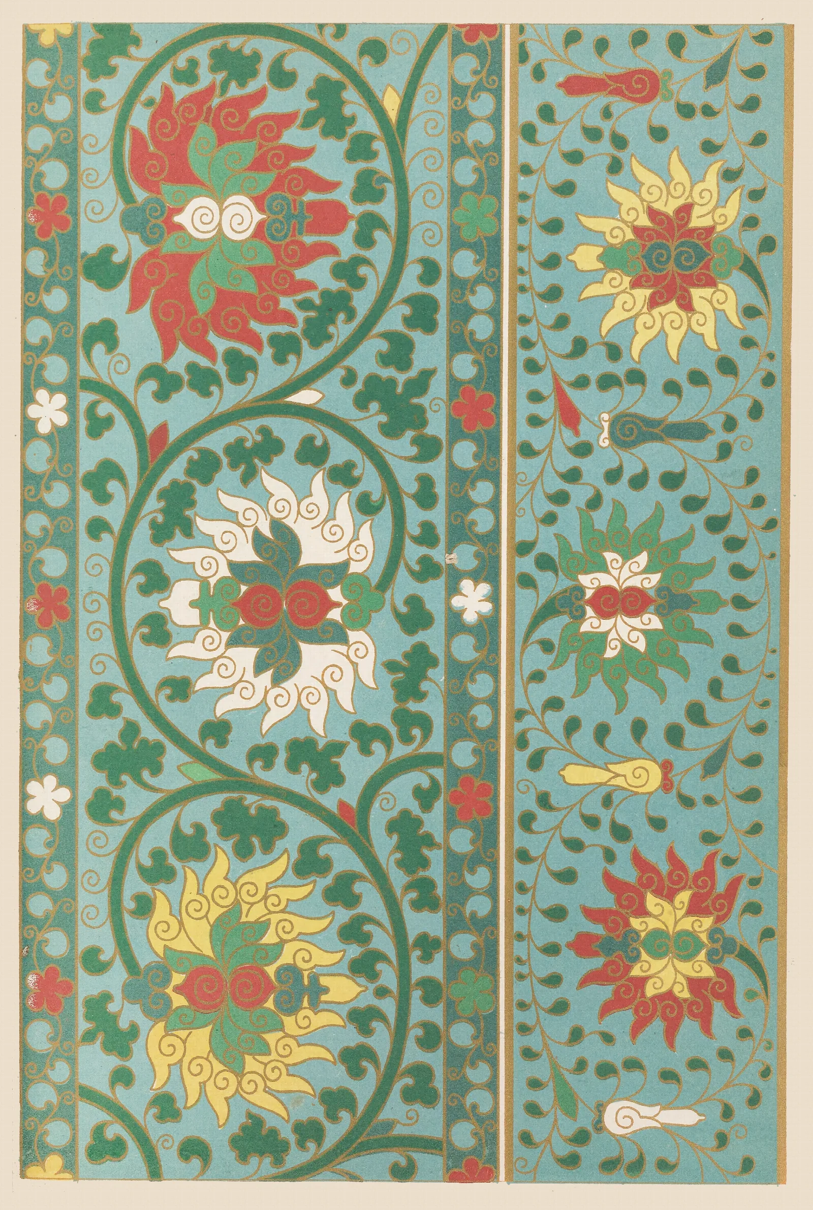 Examples Of Chinese Ornament Pl 11 Wall Art by Owen Jones - Canvas Print