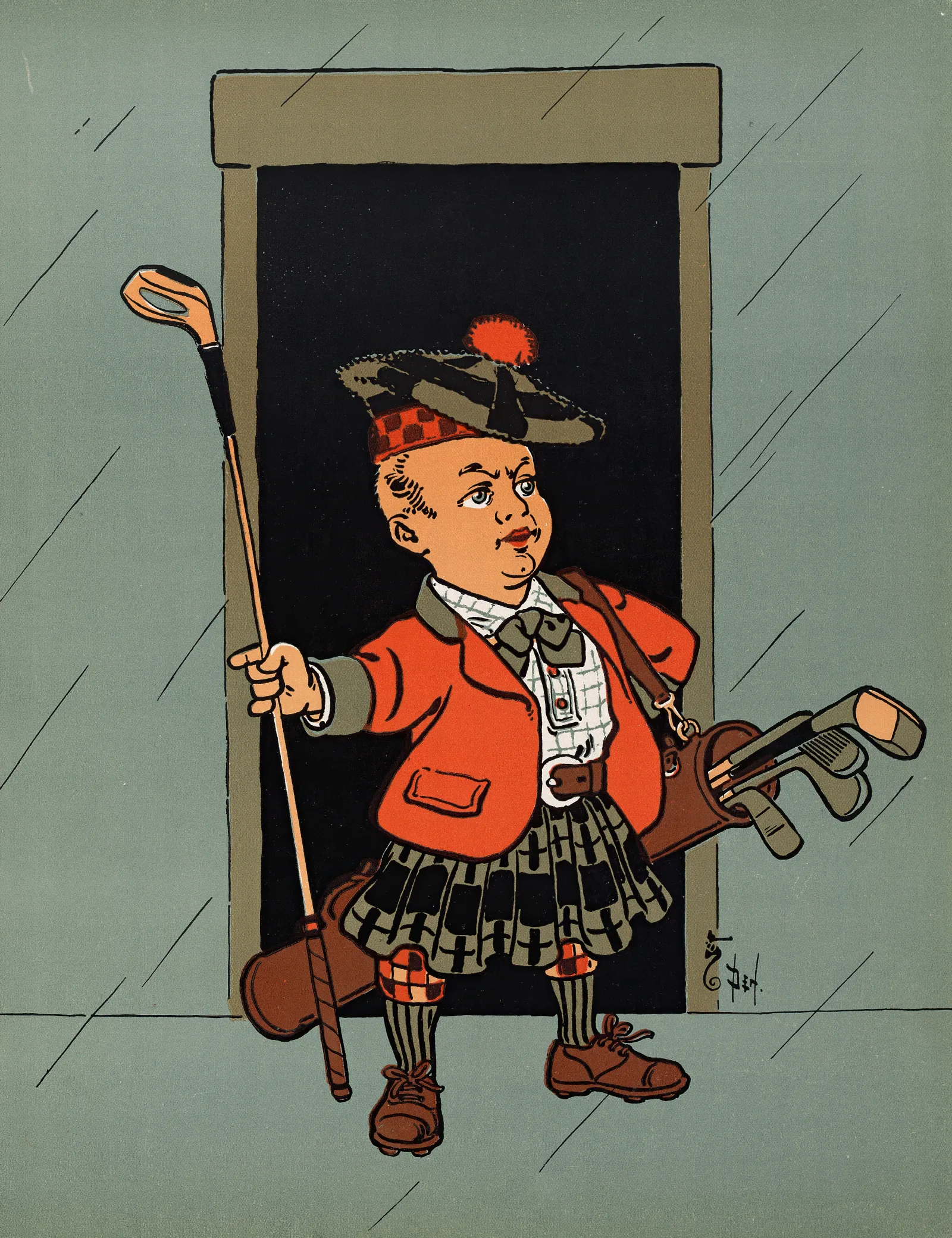 Denslows Mother Goose Pl 25 Wall Art by William Wallace Denslow - Canvas Print
