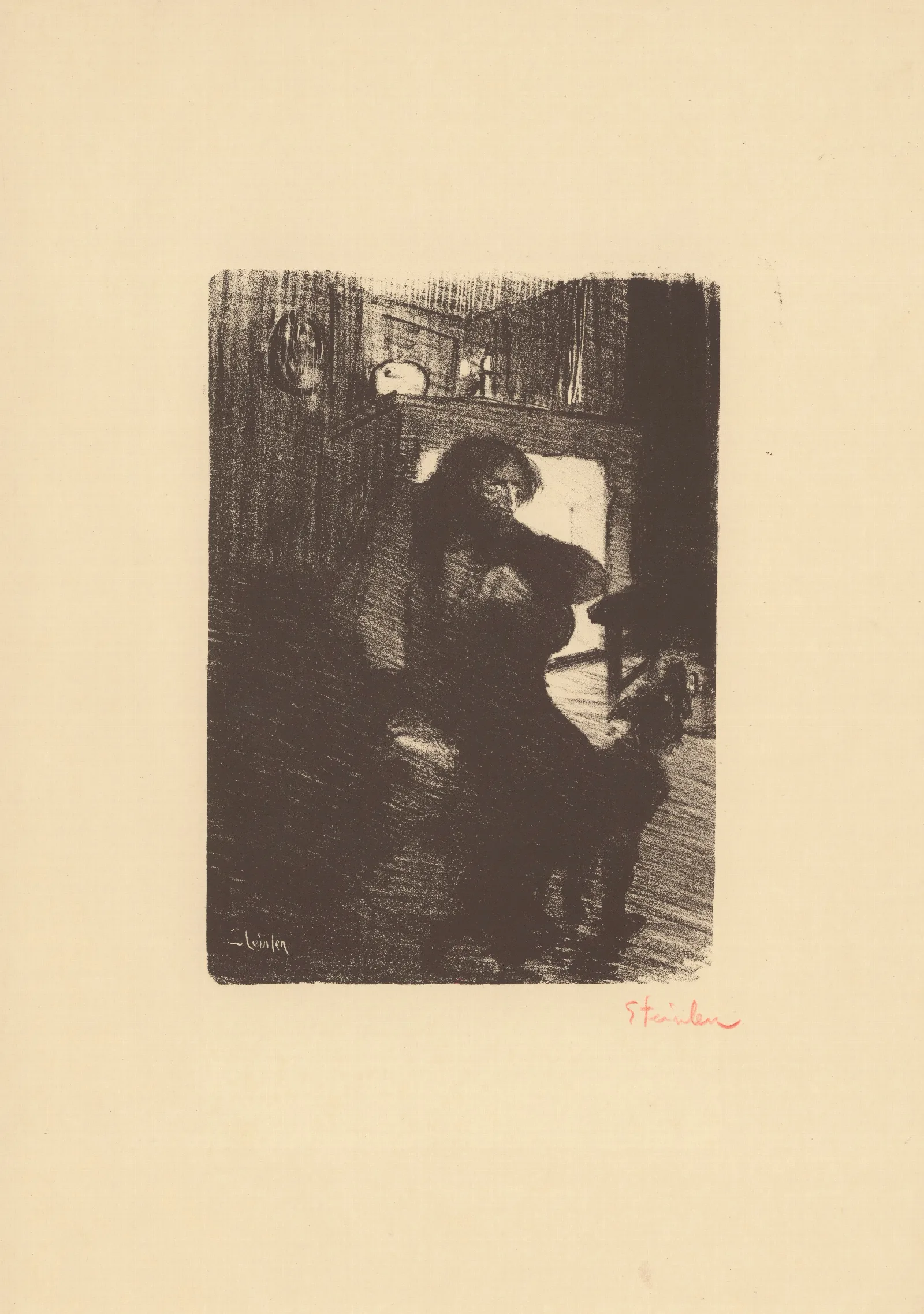 La Ballade Du Desespere Wall Art by Théophile Alexandre Steinlen - Canvas Print