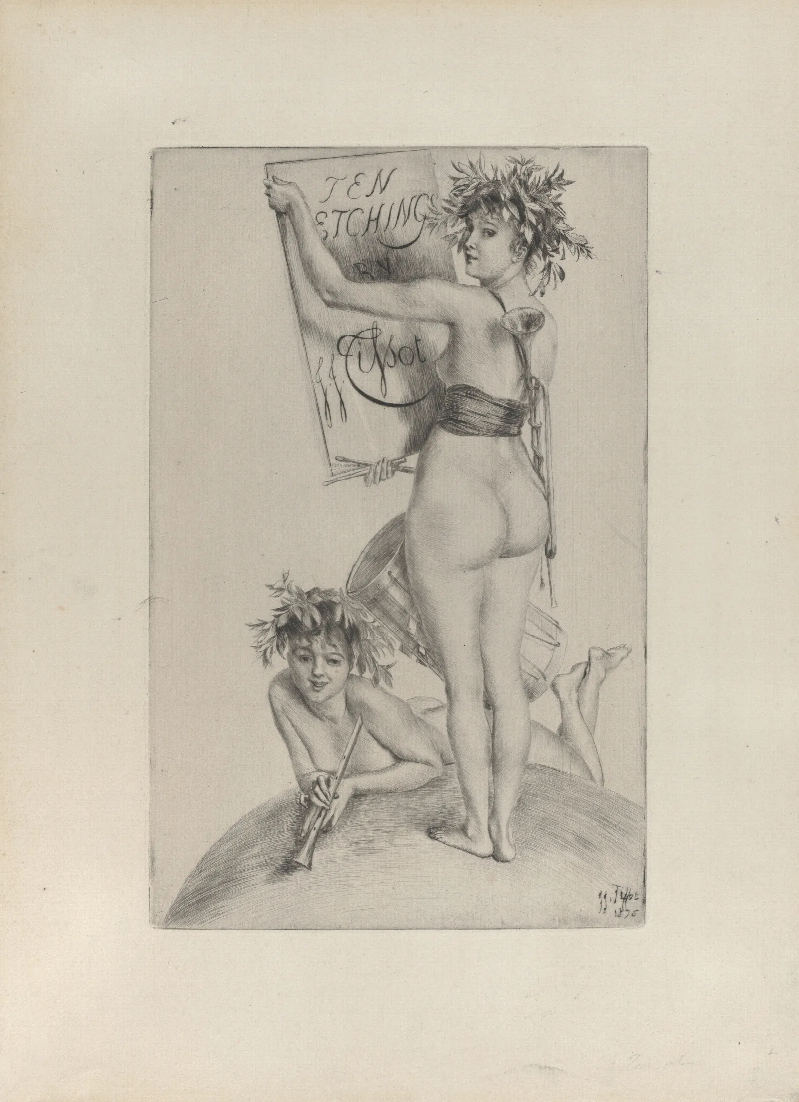 Third Frontispiece Wall Art by James Tissot - Canvas Print