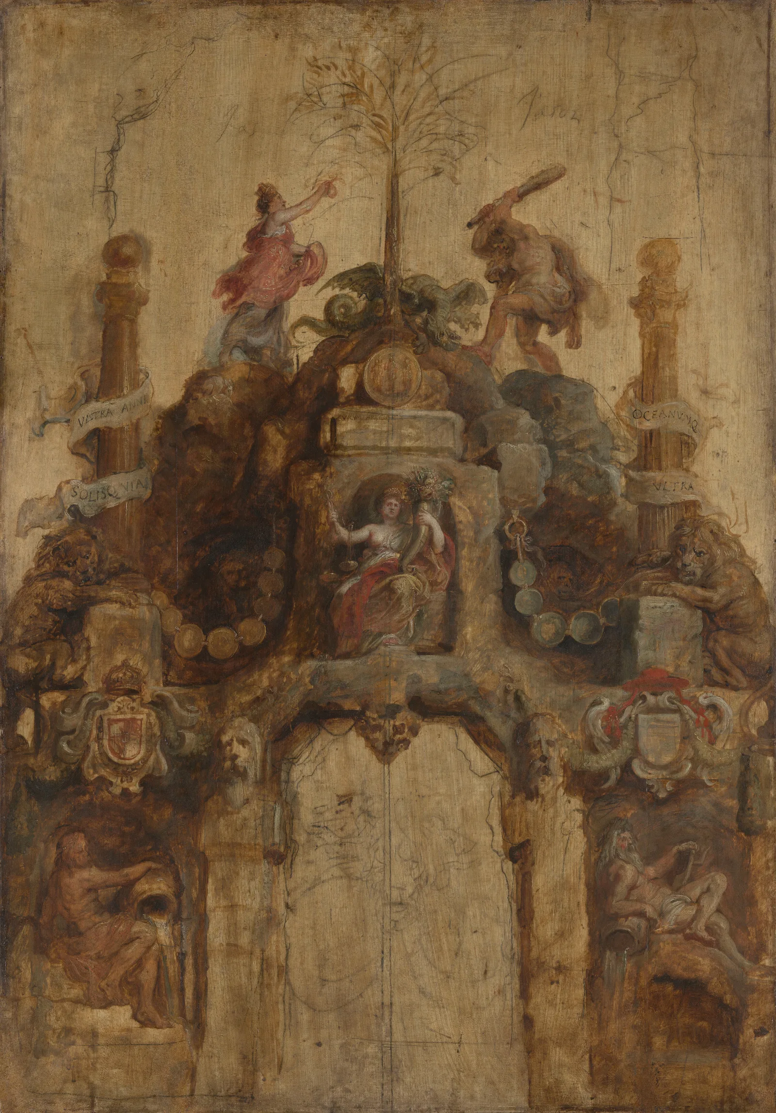 The Arch Of The Mint Front Wall Art by Peter Paul Rubens - Canvas Print