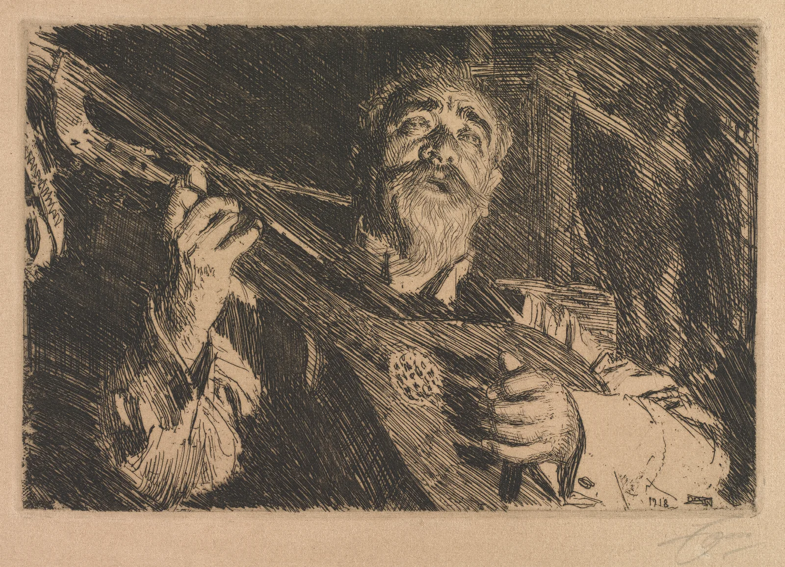Vicke Wall Art by Anders Zorn - Canvas Print