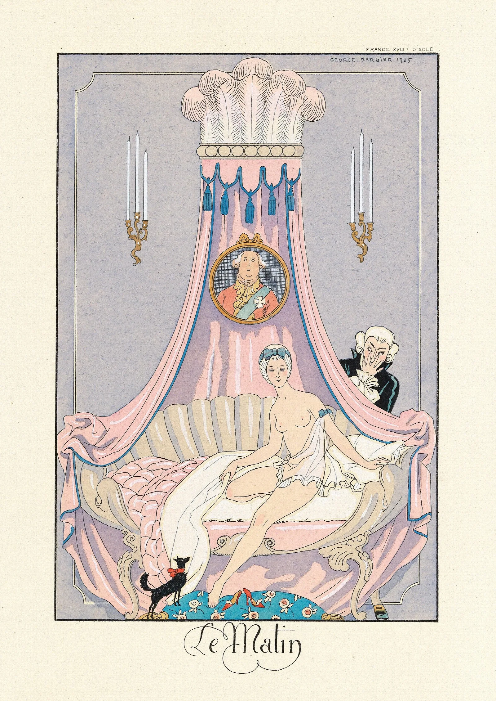Le Matin Morning 2 Wall Art by George Barbier - Canvas Print