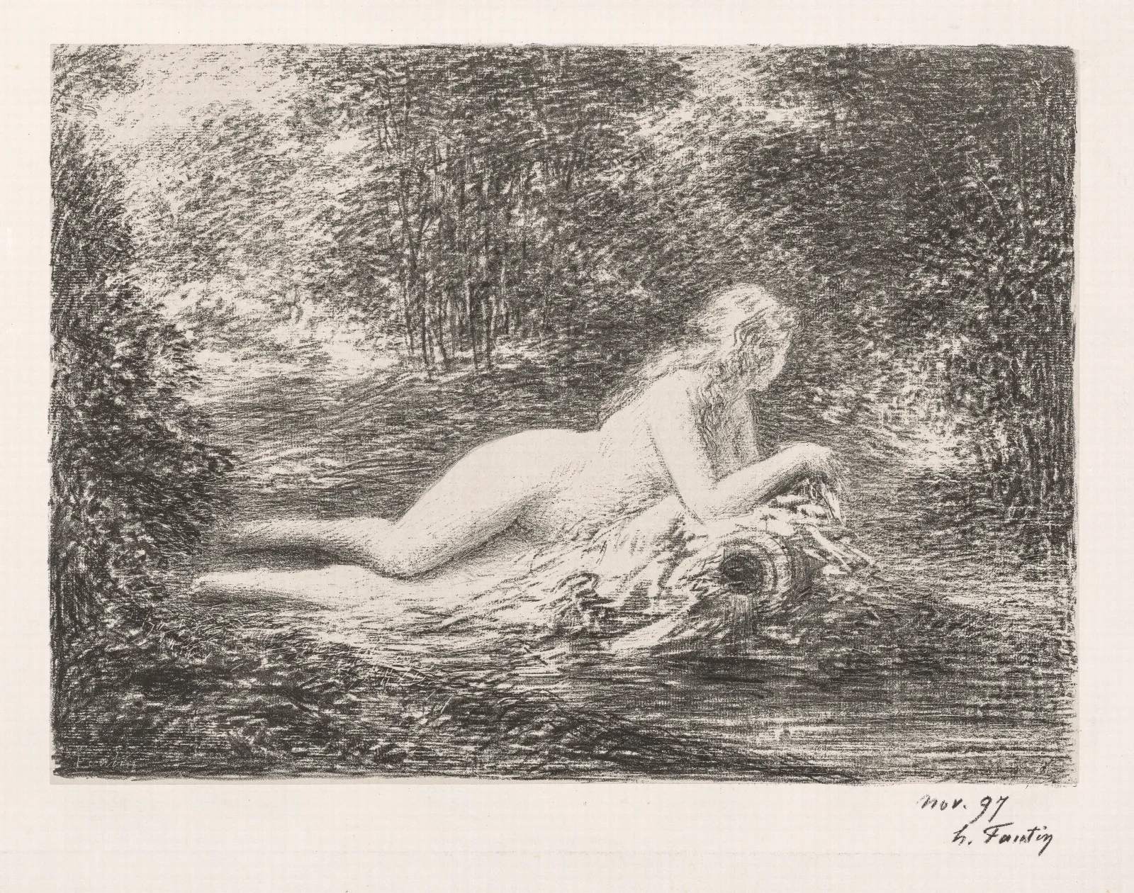 The Spring 4 Wall Art by Henri Fantin-Latour - Canvas Print