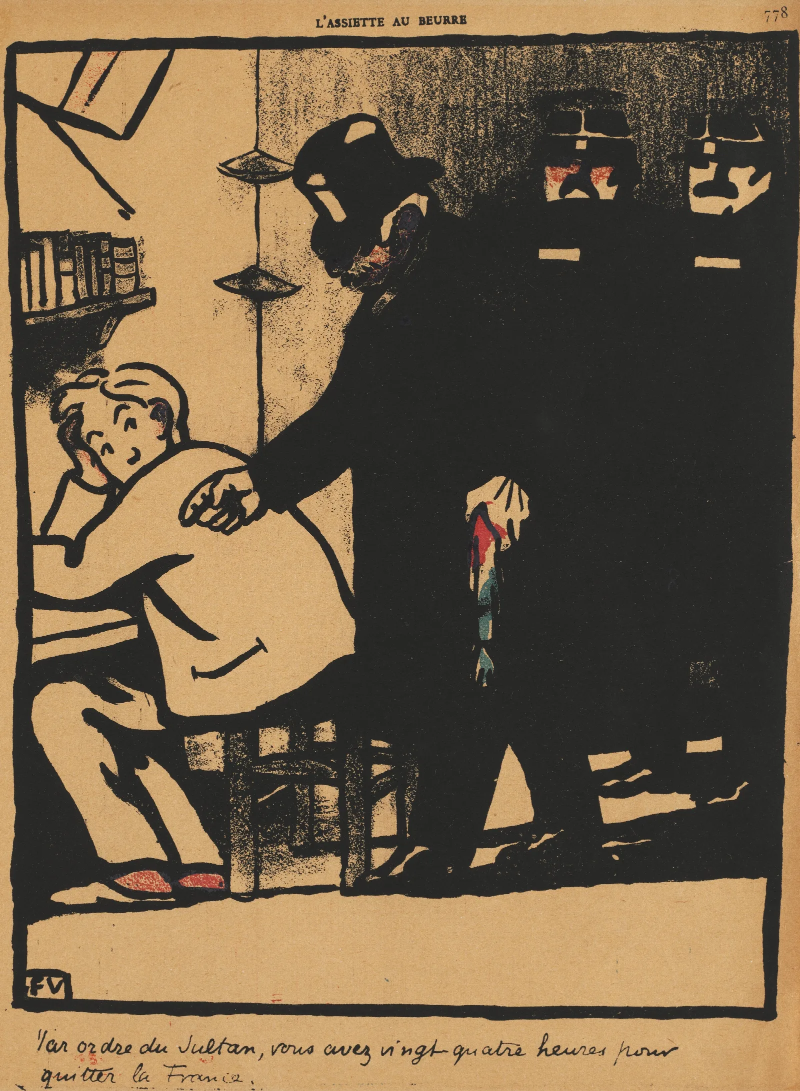 Crimes And Punishments By Order Of The Sultan Wall Art by Félix Vallotton - Canvas Print