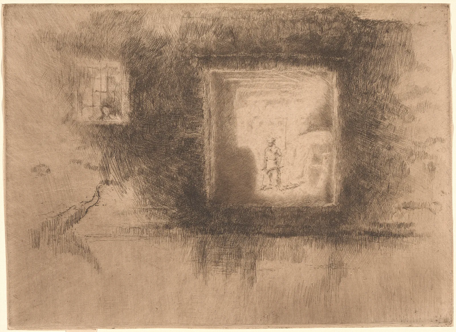 Nocturne Furnace 3 Wall Art by James Abbott McNeill Whistler - Canvas Print