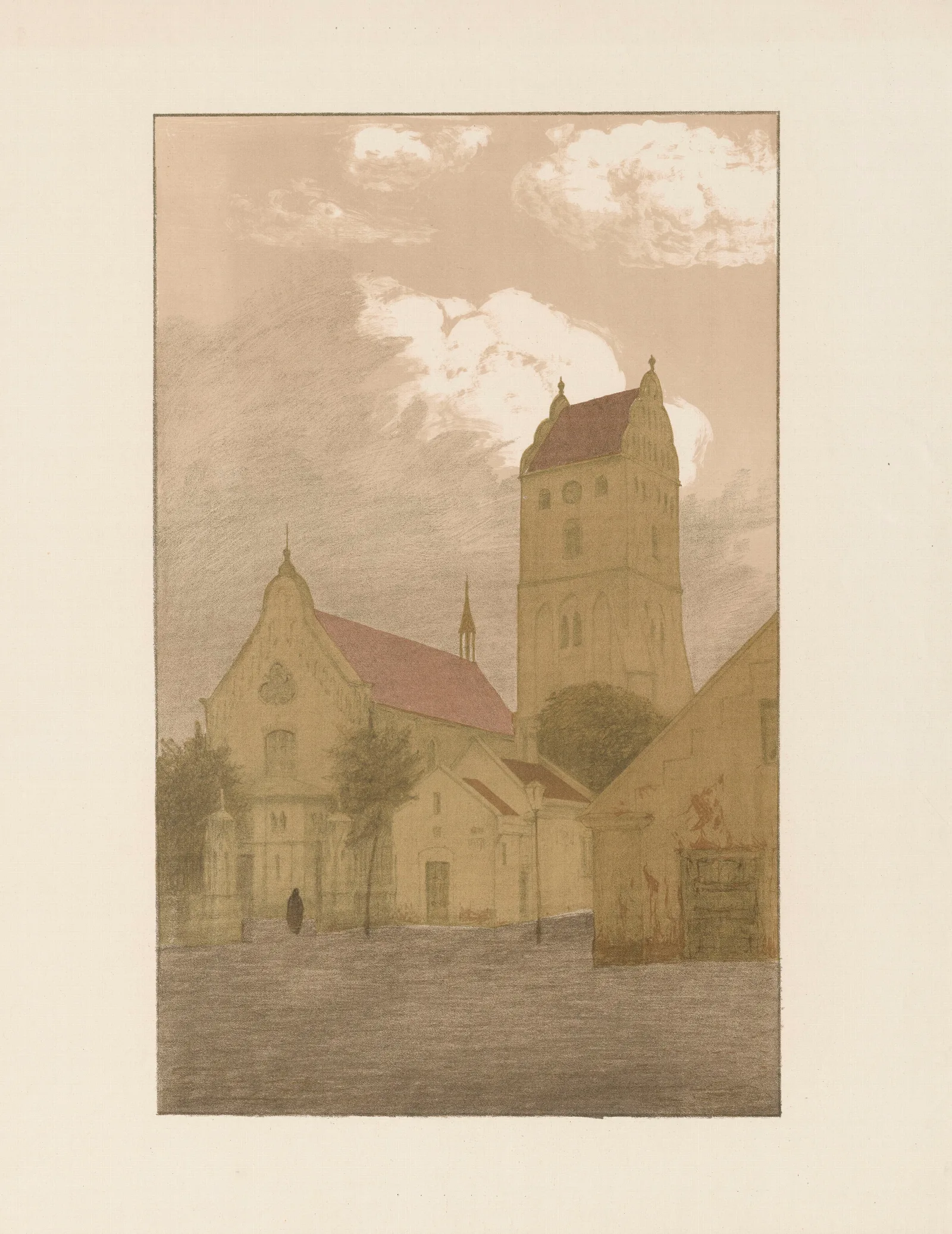 St Marys Church Wall Art by Franciszek Siedlecki - Canvas Print