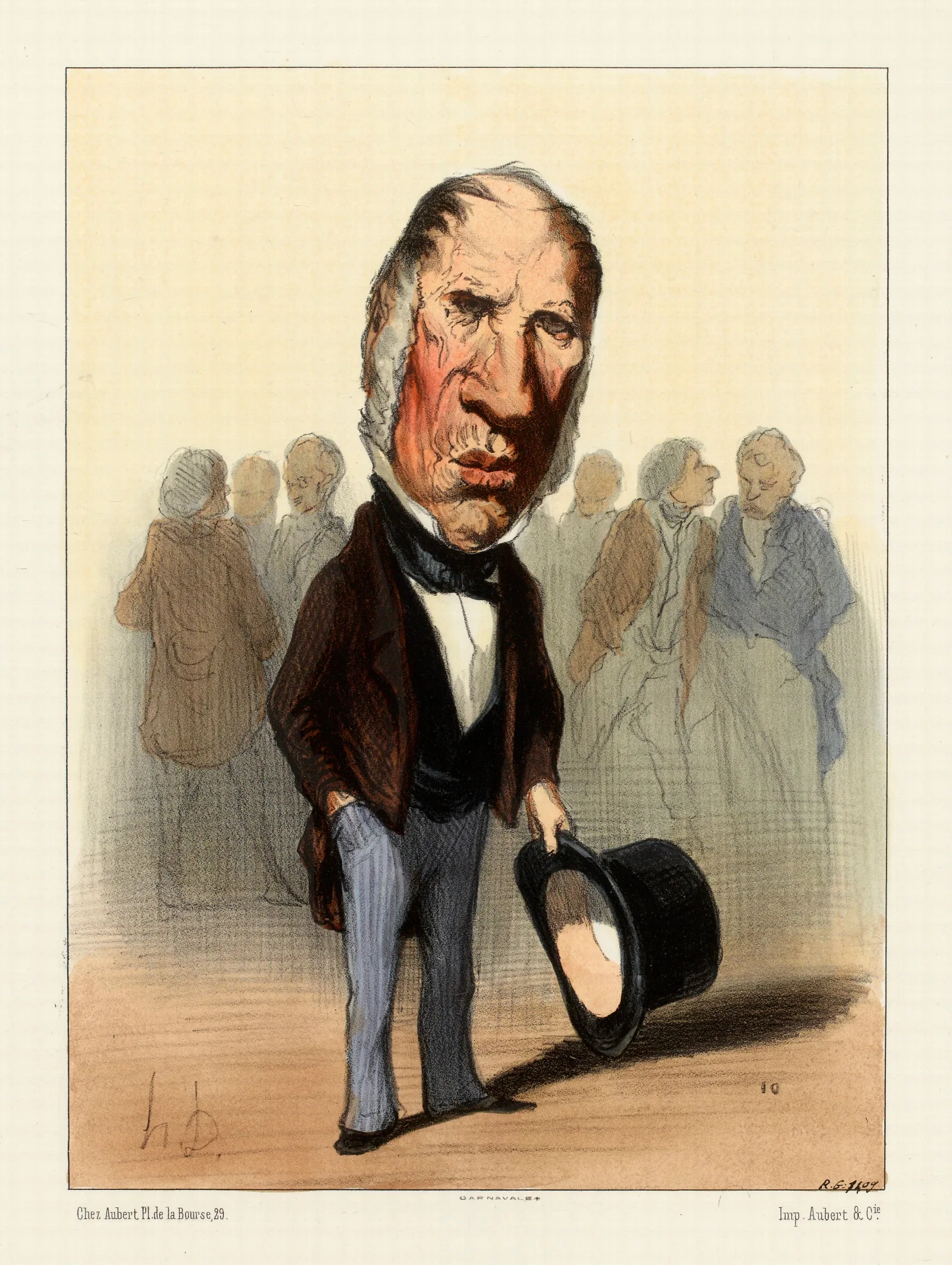 Dupin Wall Art by Honoré Daumier - Canvas Print