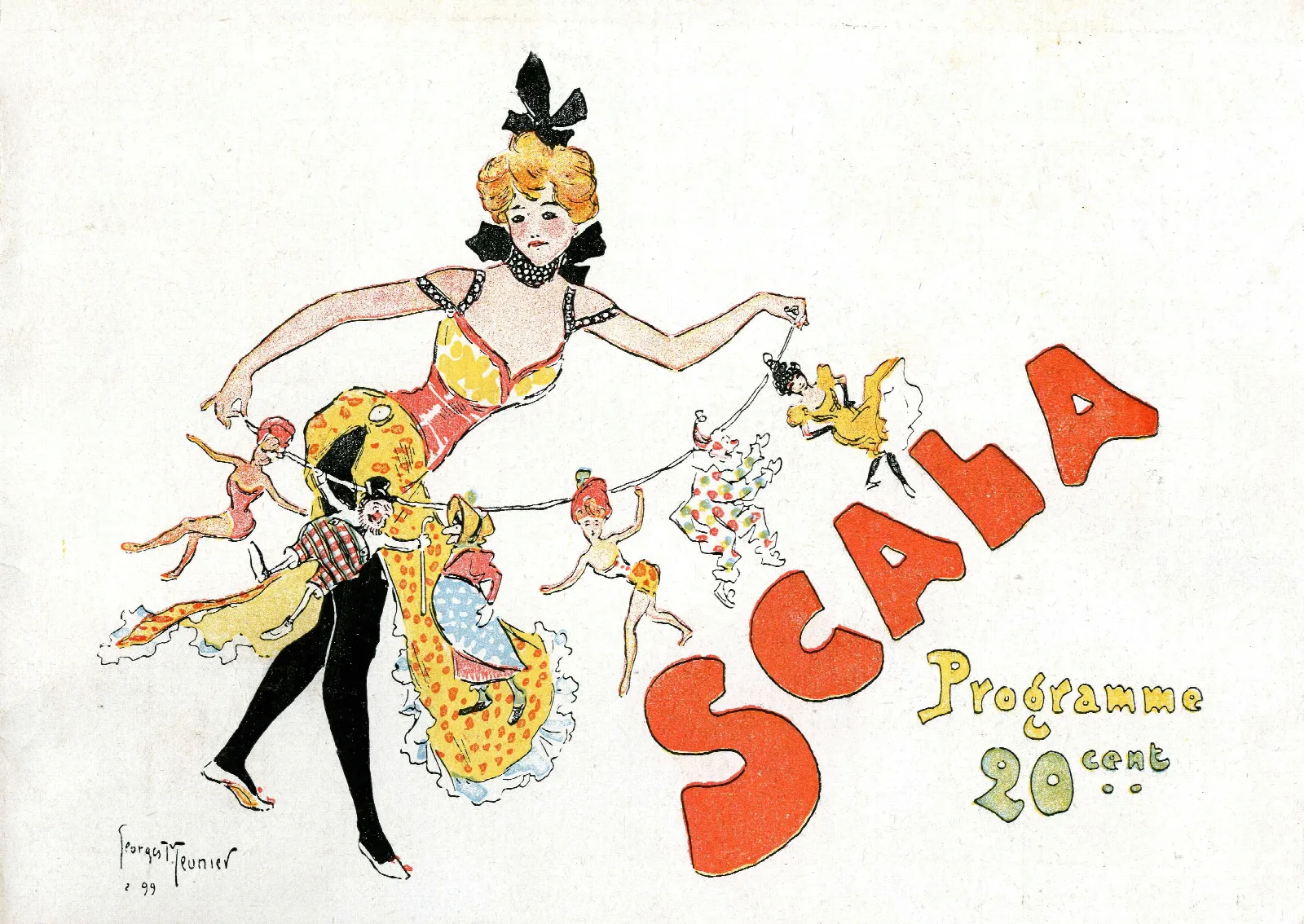 Scala 6 Wall Art by Georges Meunier - Canvas Print