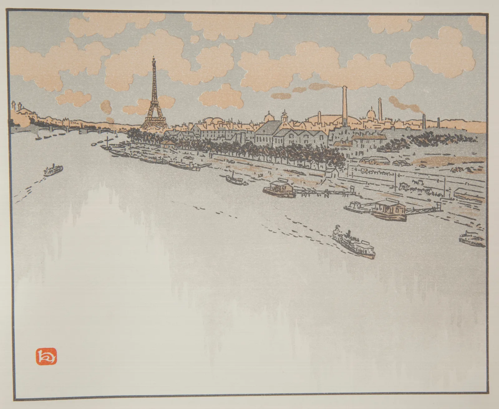 Du Point Du Jour Wall Art by Henri Rivière - Canvas Print