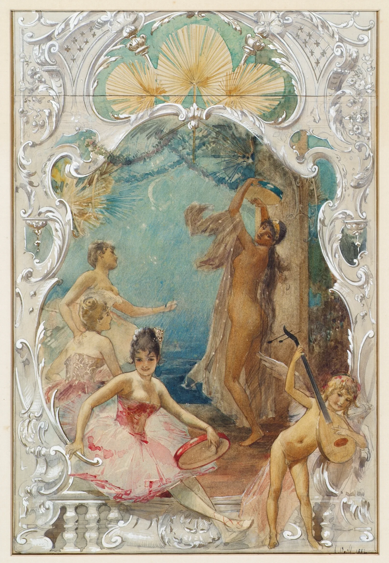 Tanz Wall Art by Eduard Veith - Canvas Print
