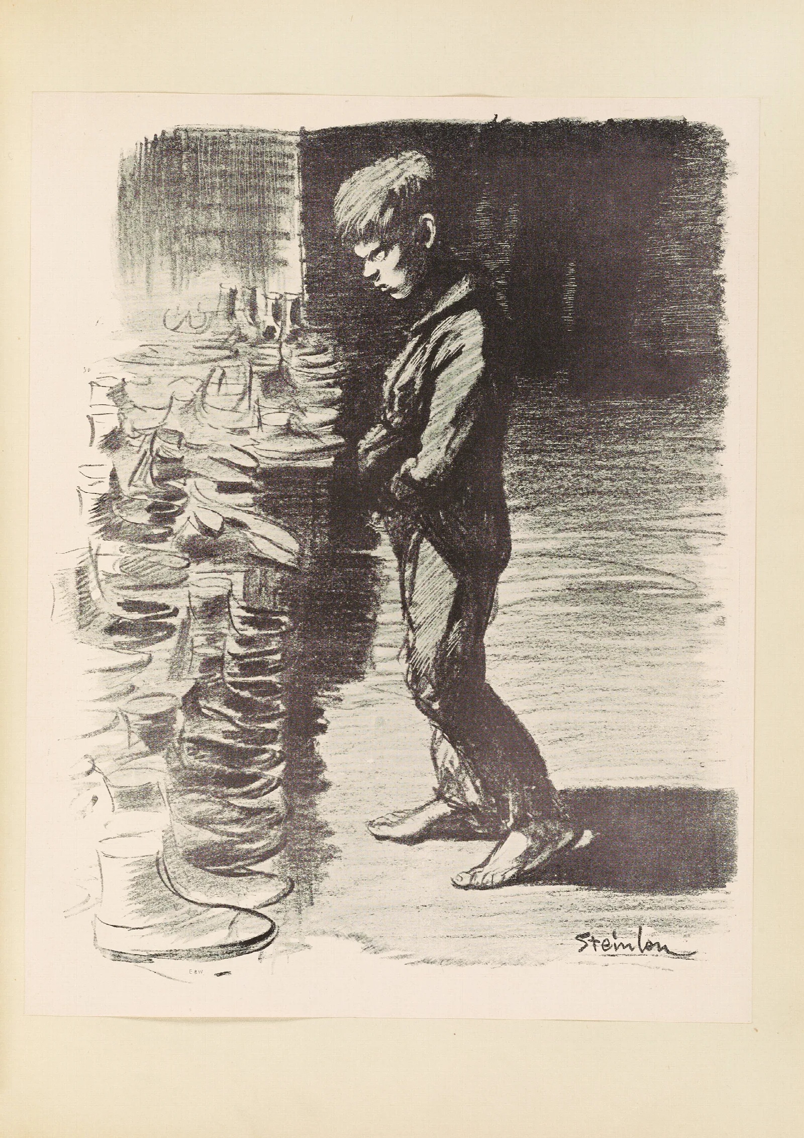 The Thief Wall Art by Théophile Alexandre Steinlen - Canvas Print