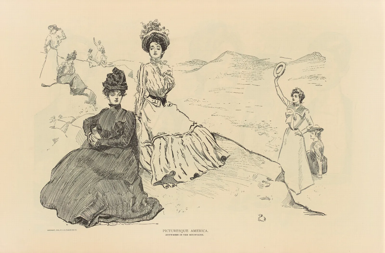 Picturesque America Wall Art by Charles Dana Gibson - Canvas Print