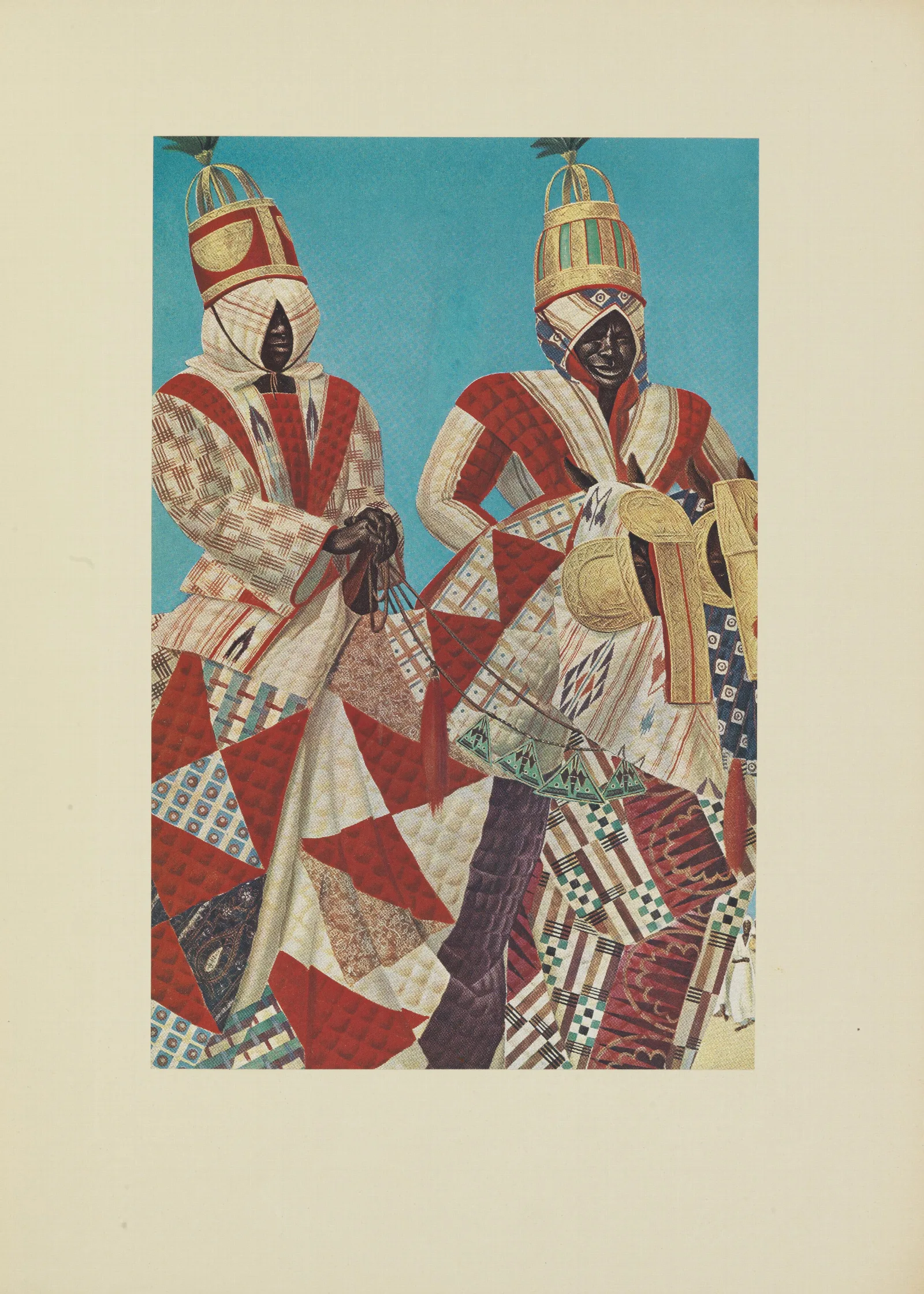 Cavaliers Djerma Niamey Wall Art by Alexandre Jacovleff - Canvas Print